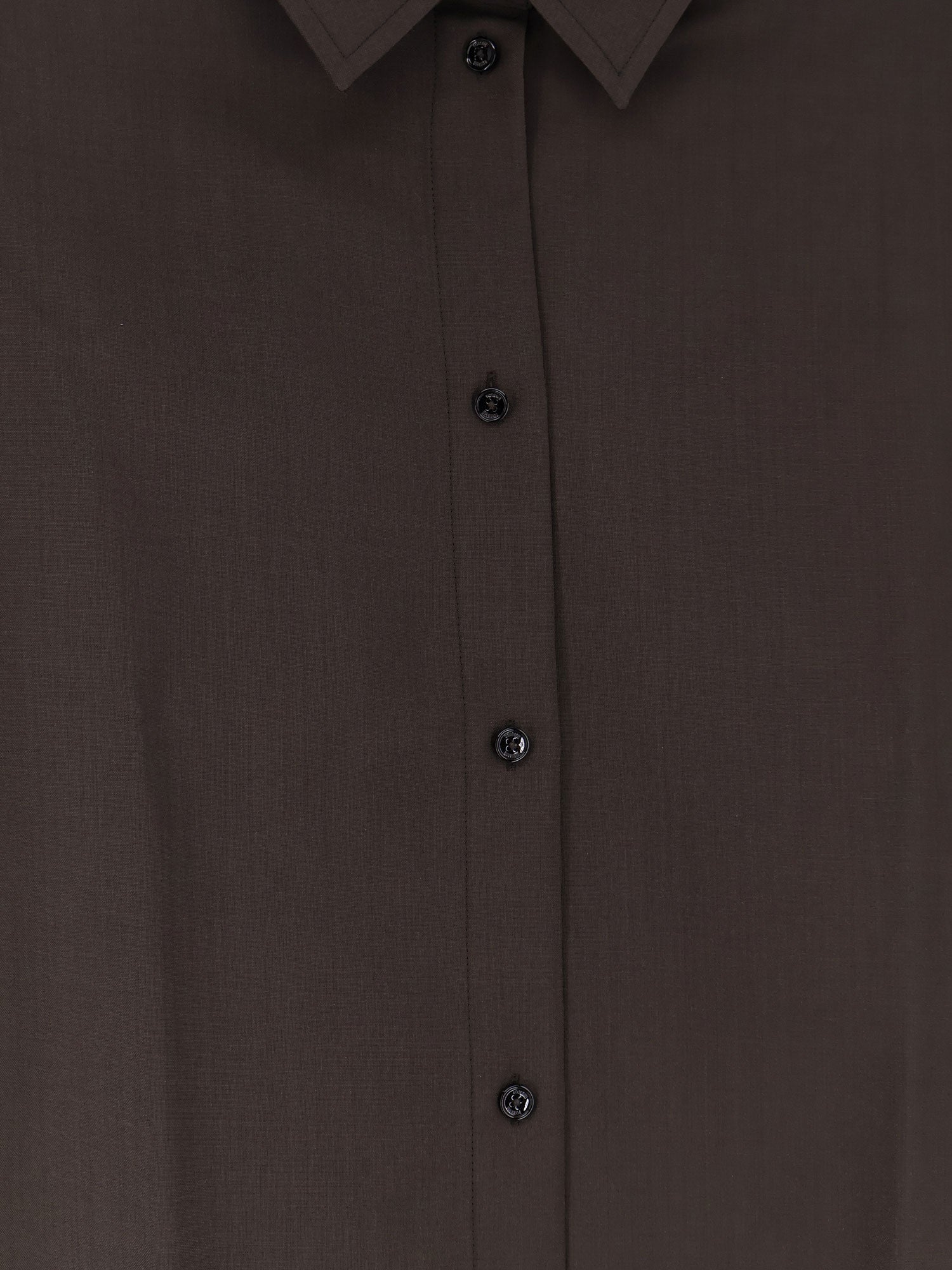 Toteme Women Tie-Cuff Wool Shirt TOTEME