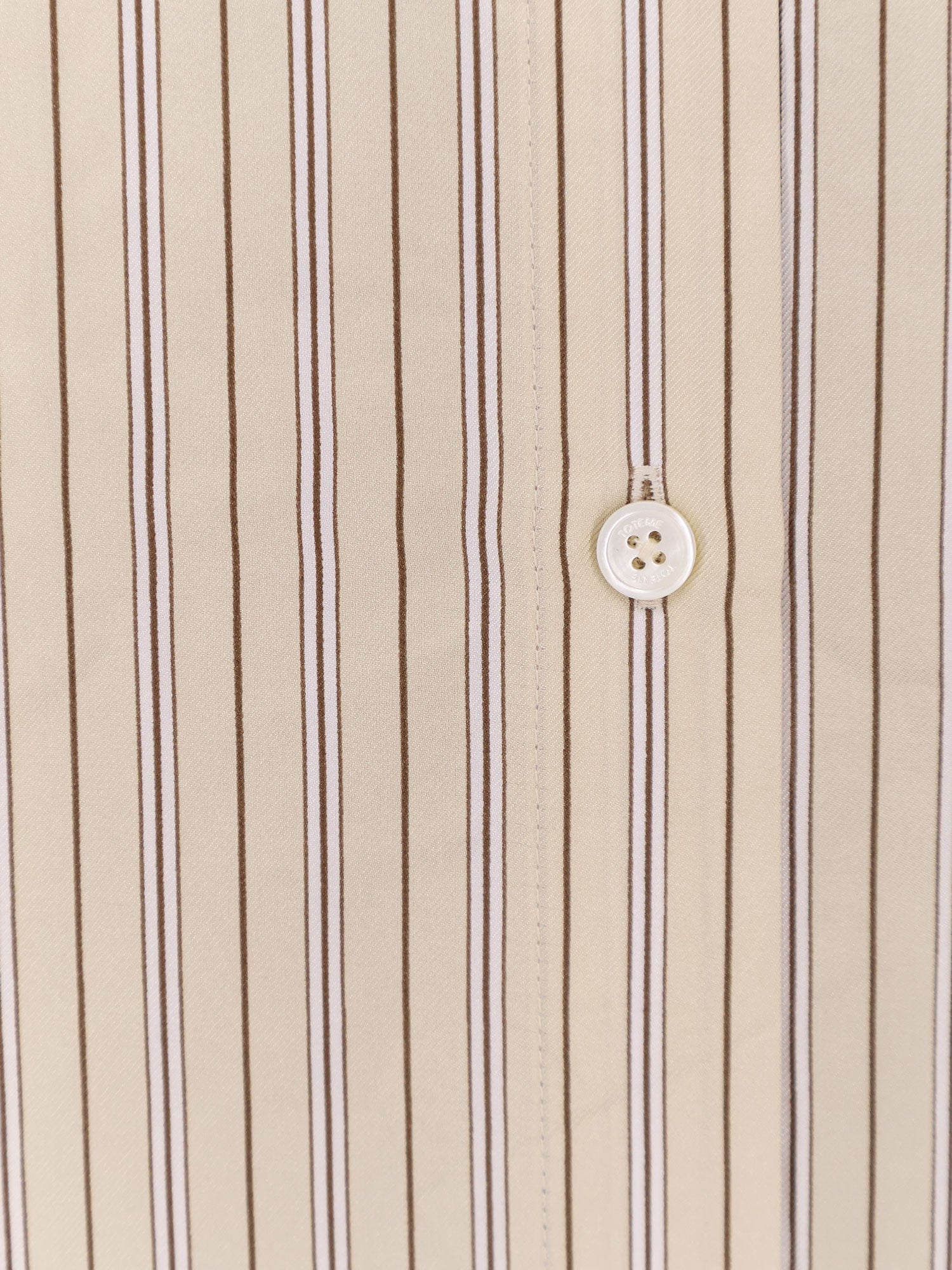 Toteme Women Oversized Striped Silk Shirt TOTEME