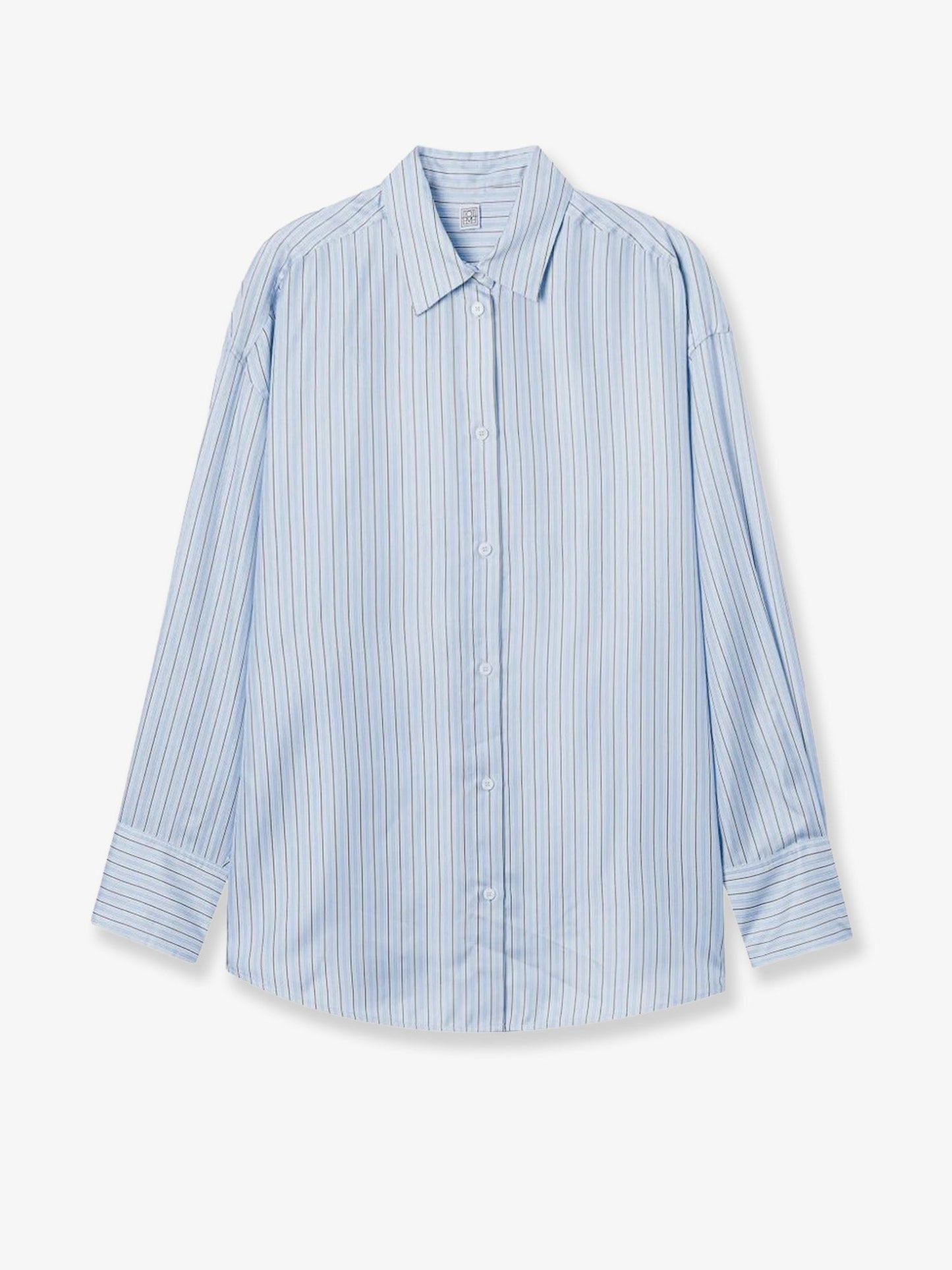 Toteme Women Silk Shirt With Striped Pattern TOTEME