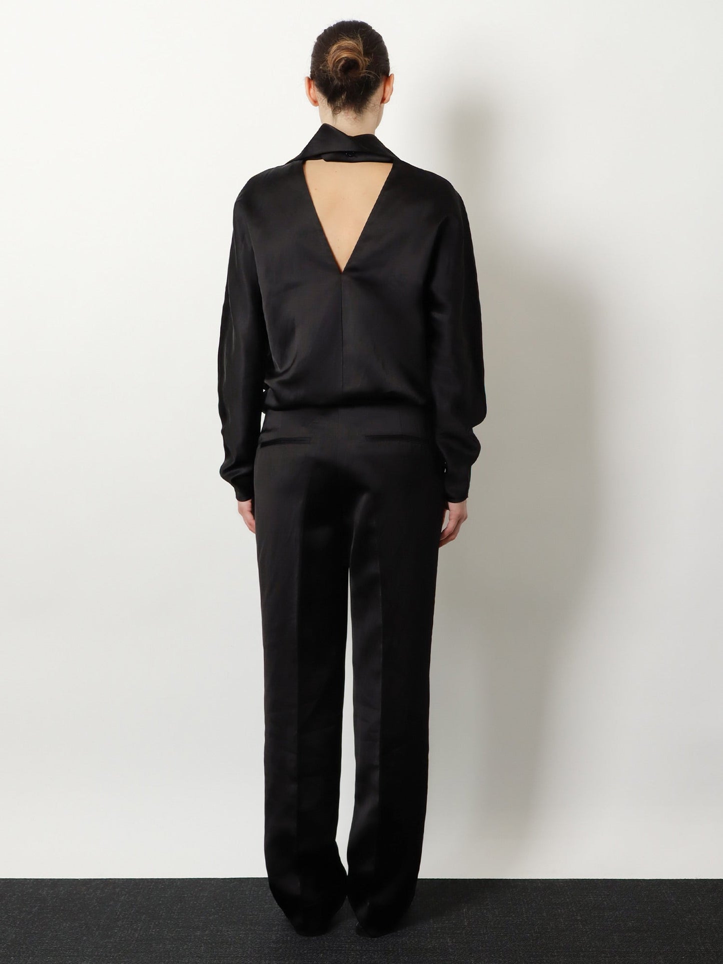 Toteme Women Easy Raw Edge Viscose And Linen Trousers TOTEME