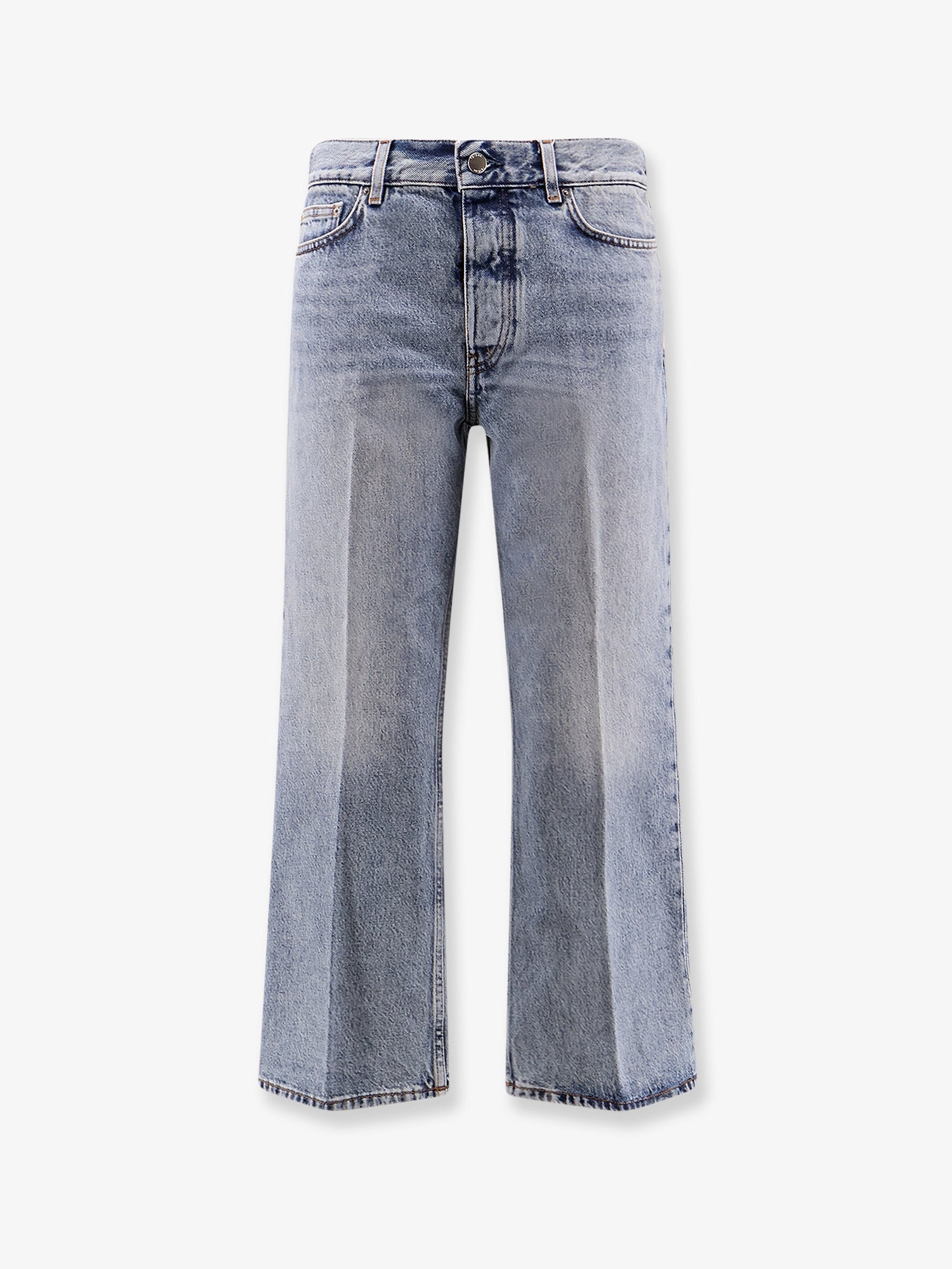 Toteme Women Cotton Jeans With Flared Bottom TOTEME