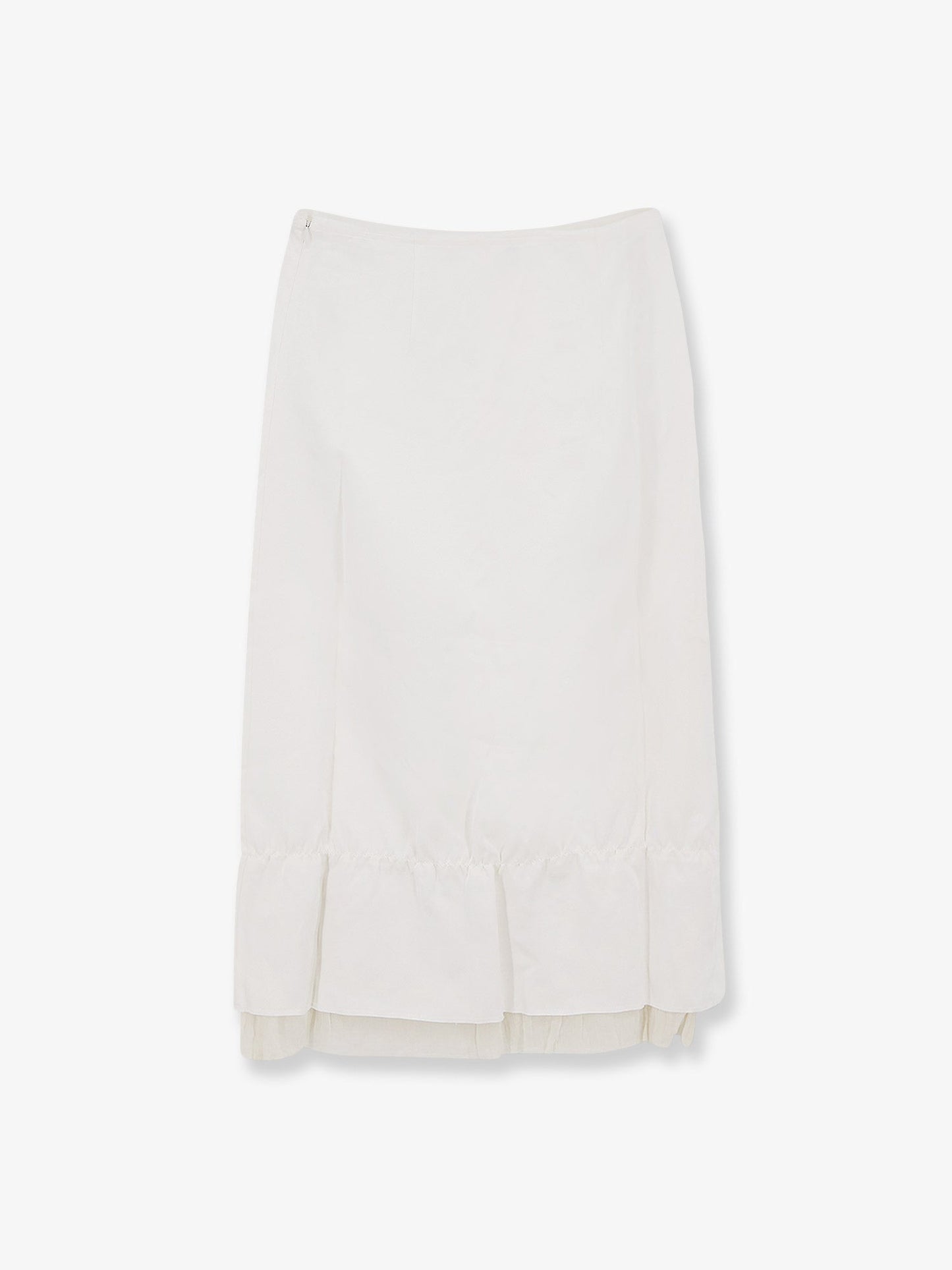 Toteme Women Layered Viscose And Linen Blend Skirt