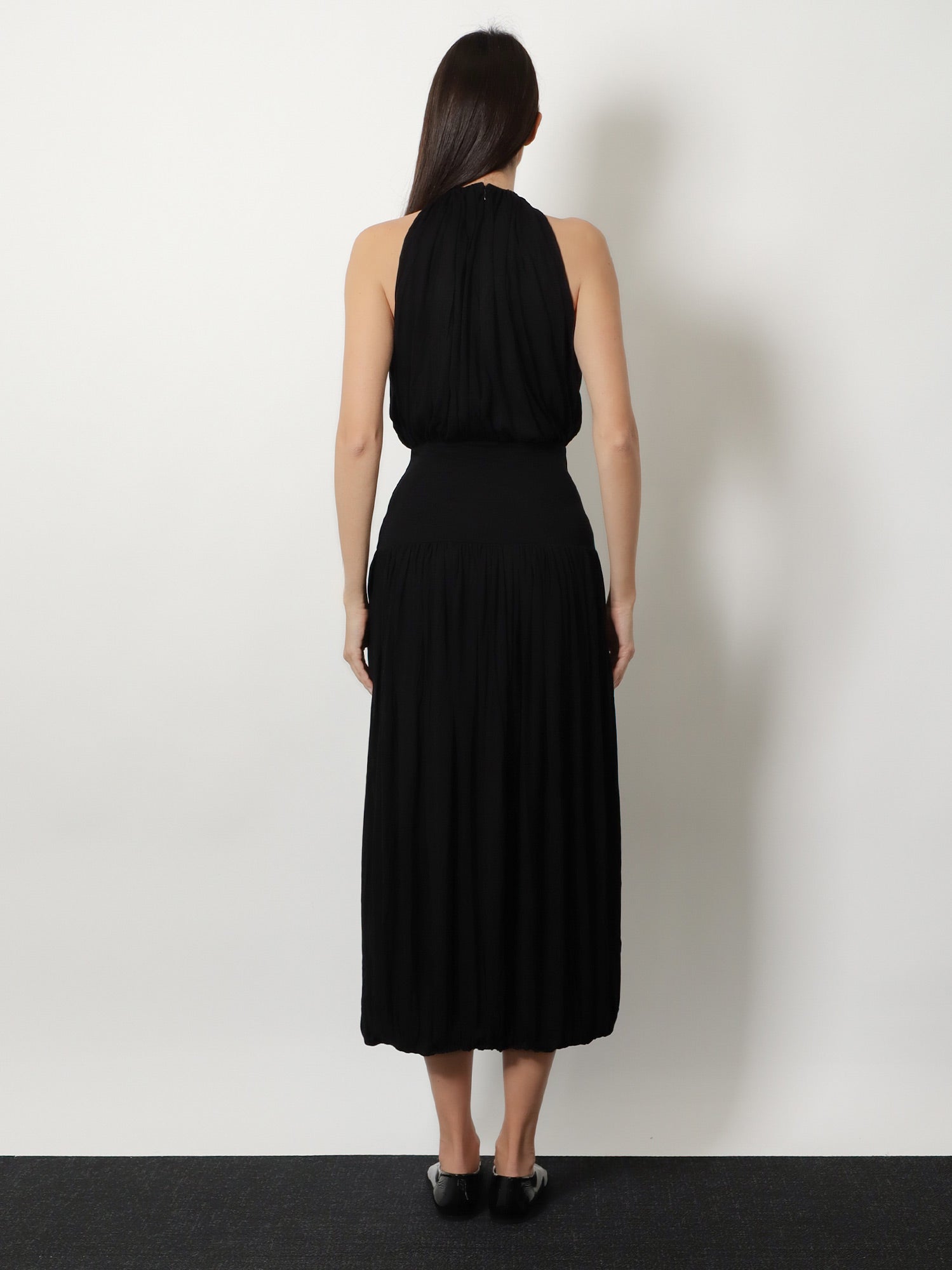 Toteme Women Soft Gathered Viscose Dress TOTEME