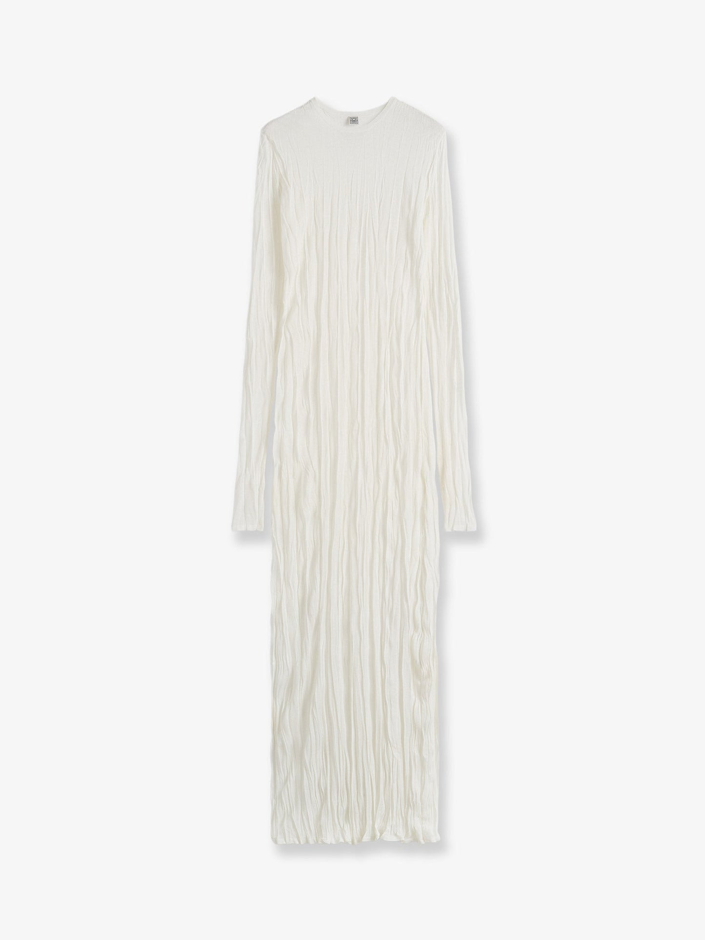 Toteme Women Crinkled Viscose And Recycled Material Dress TOTEME
