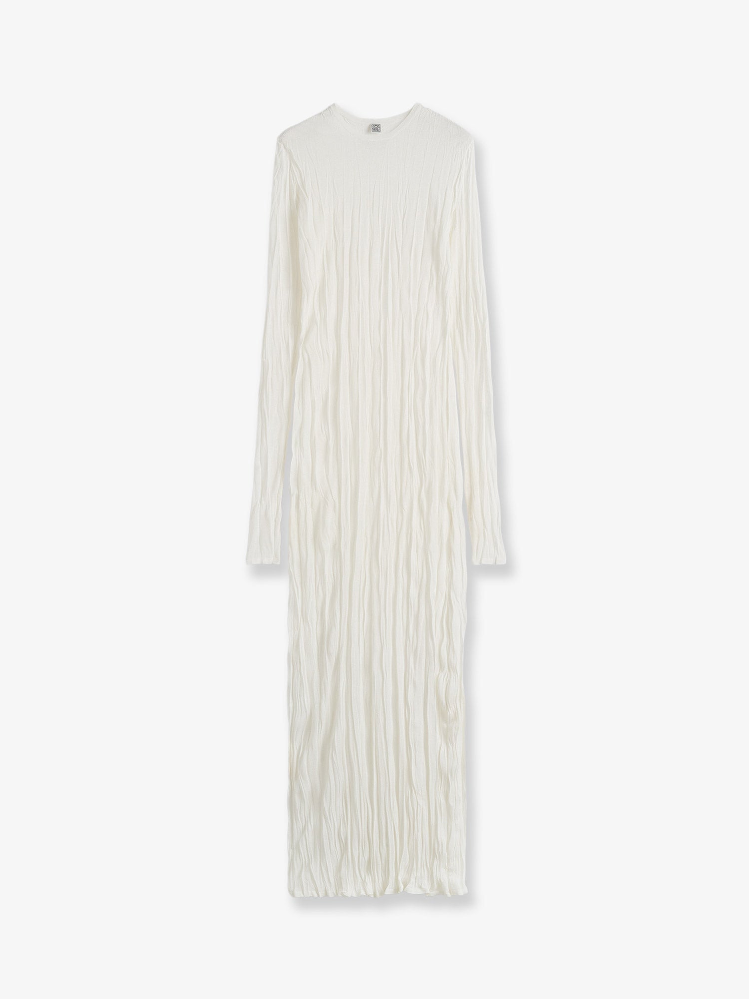Toteme Women Crinkled Viscose And Recycled Material Dress TOTEME