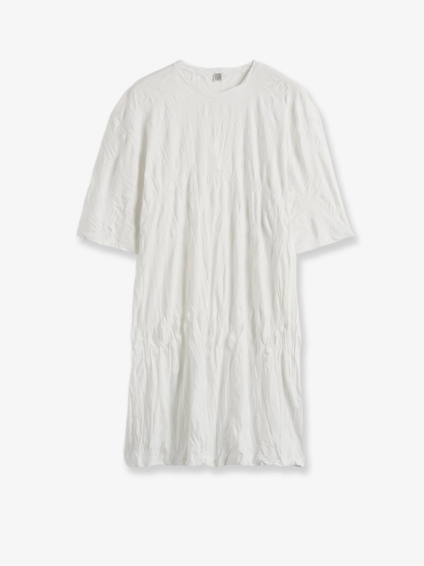 Toteme Women Relaxed Fit Short Cotton Blend Dress TOTEME