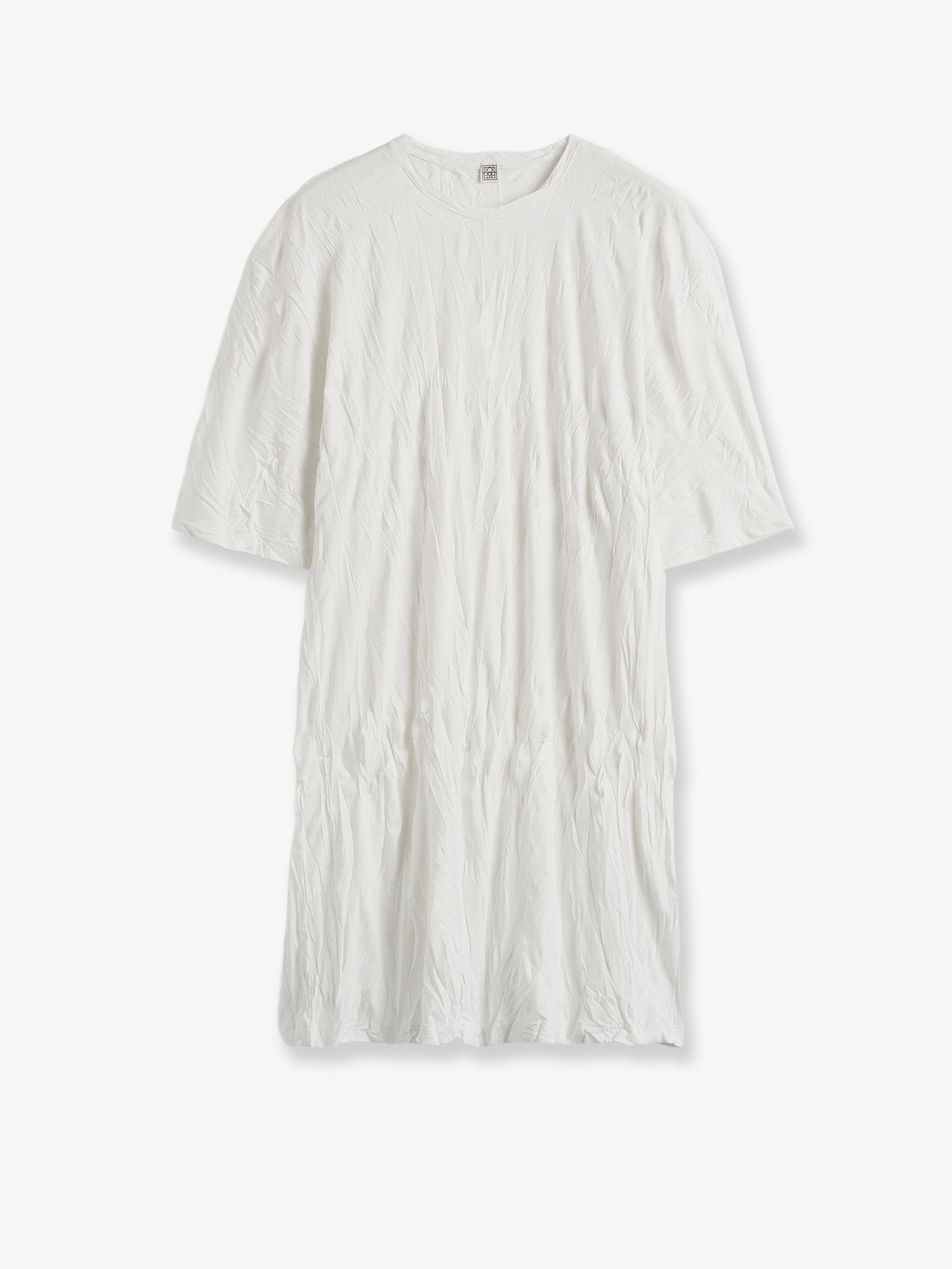 Toteme Women Relaxed Fit Short Cotton Blend Dress TOTEME
