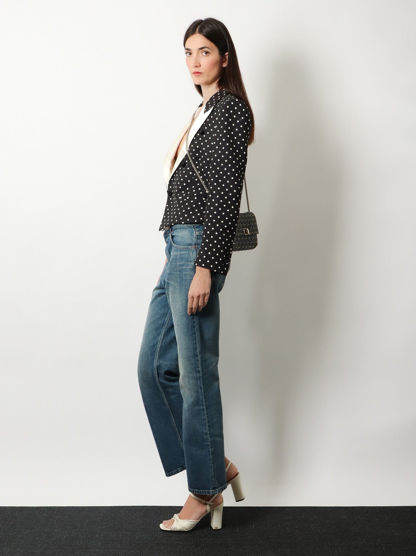 Valentino Women Polka-Dots Viscose Blazer VALENTINO