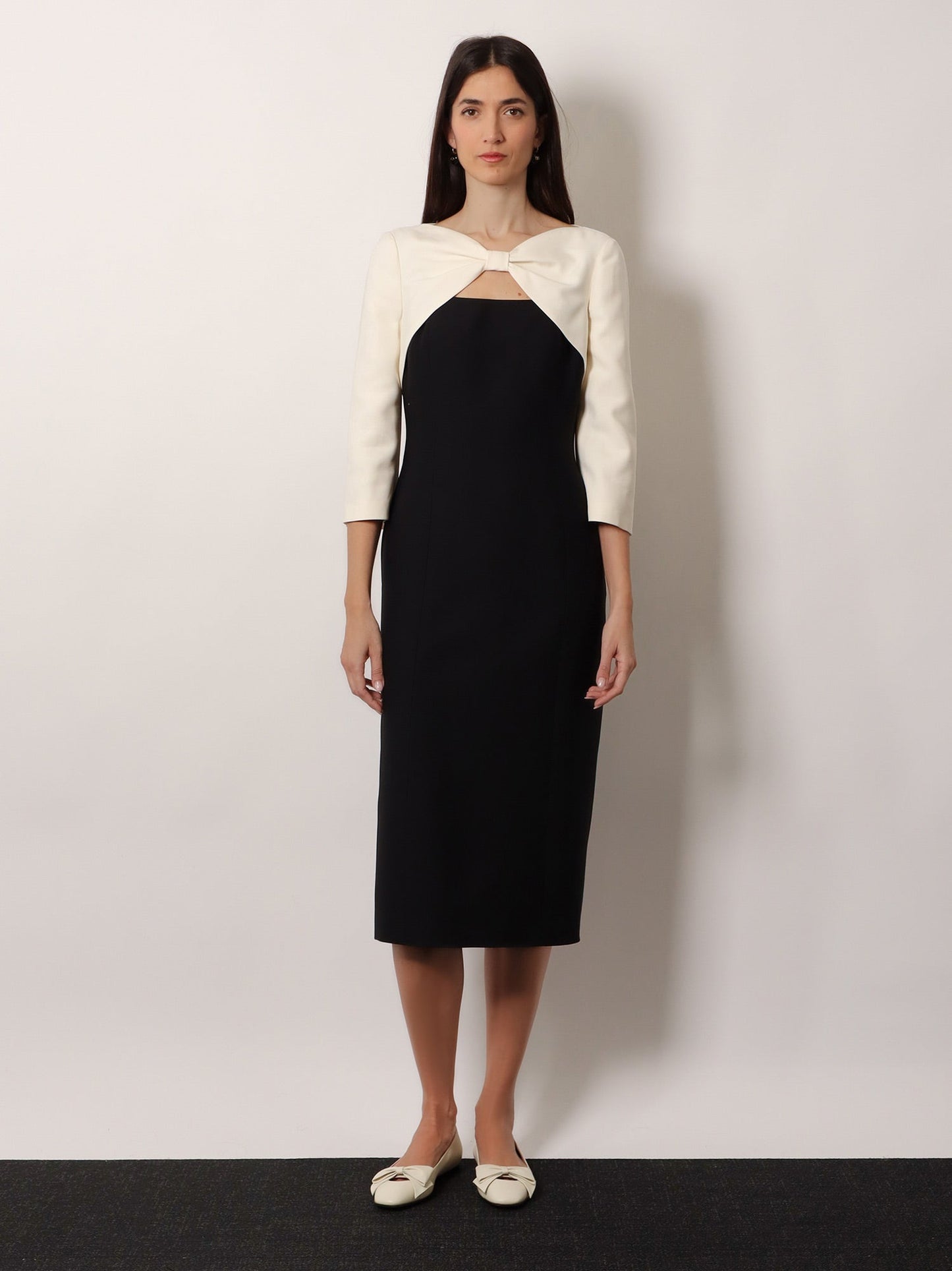 Valentino Women Crãªpe Midi Dress VALENTINO