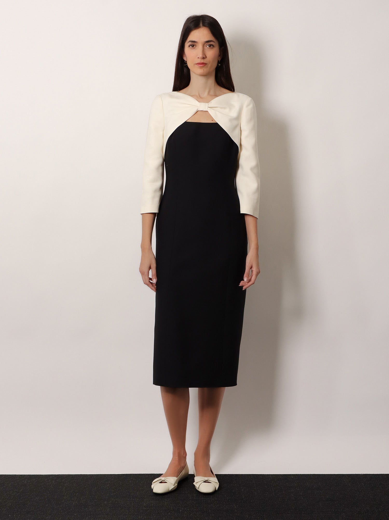 Valentino Women Crãªpe Midi Dress VALENTINO