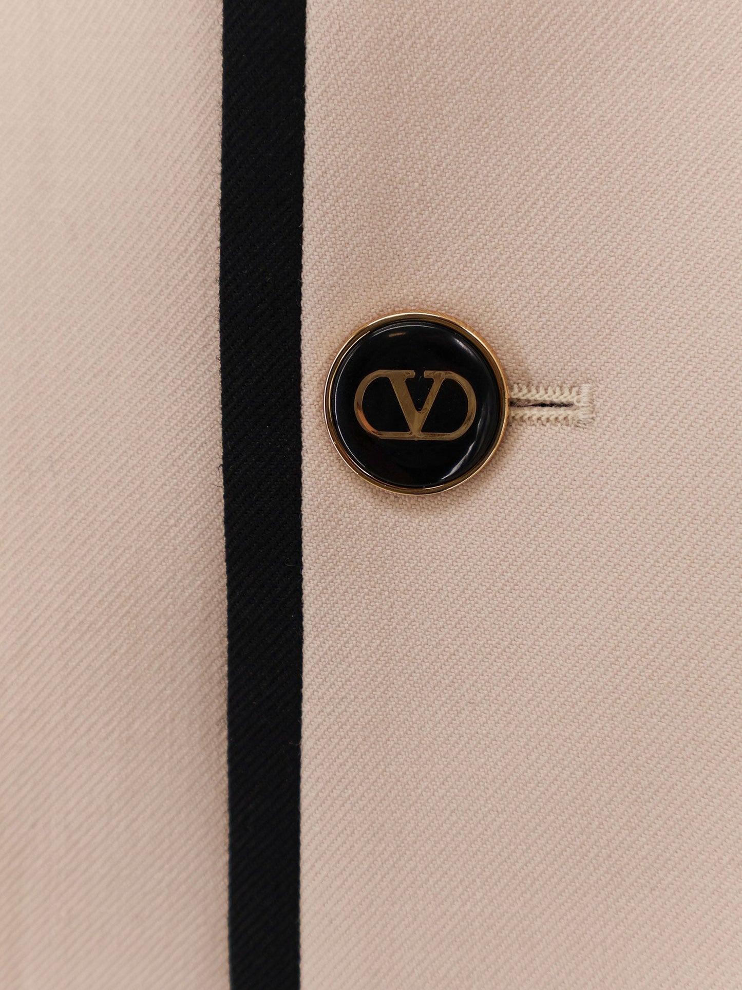 Valentino Men Single-Breasted Virgin Wool Blazer VALENTINO