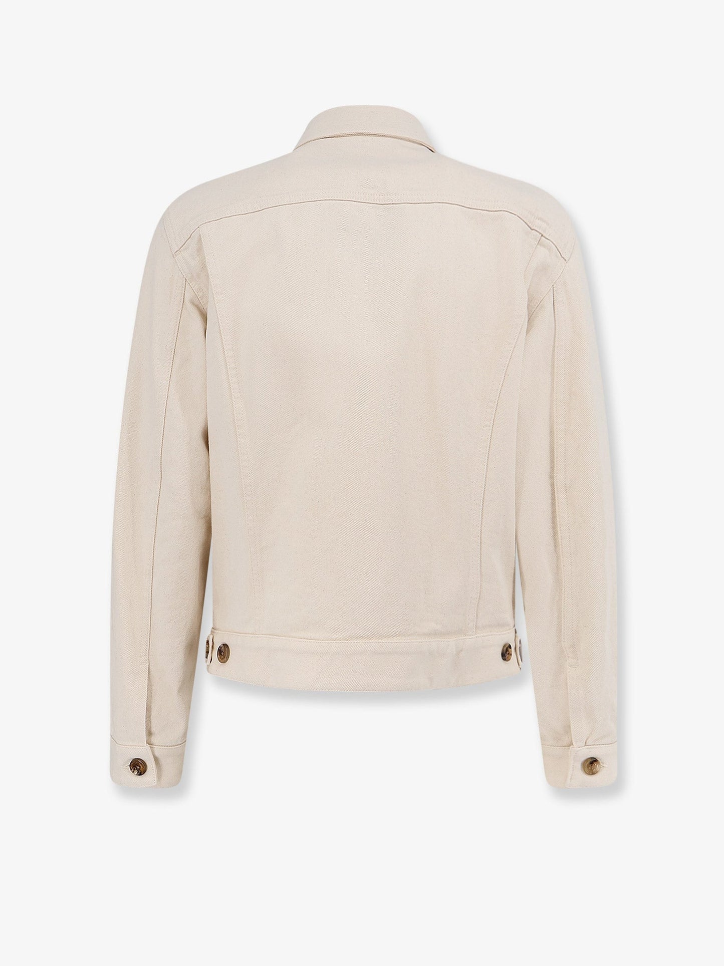 Valentino Men White Denim Jacket VALENTINO