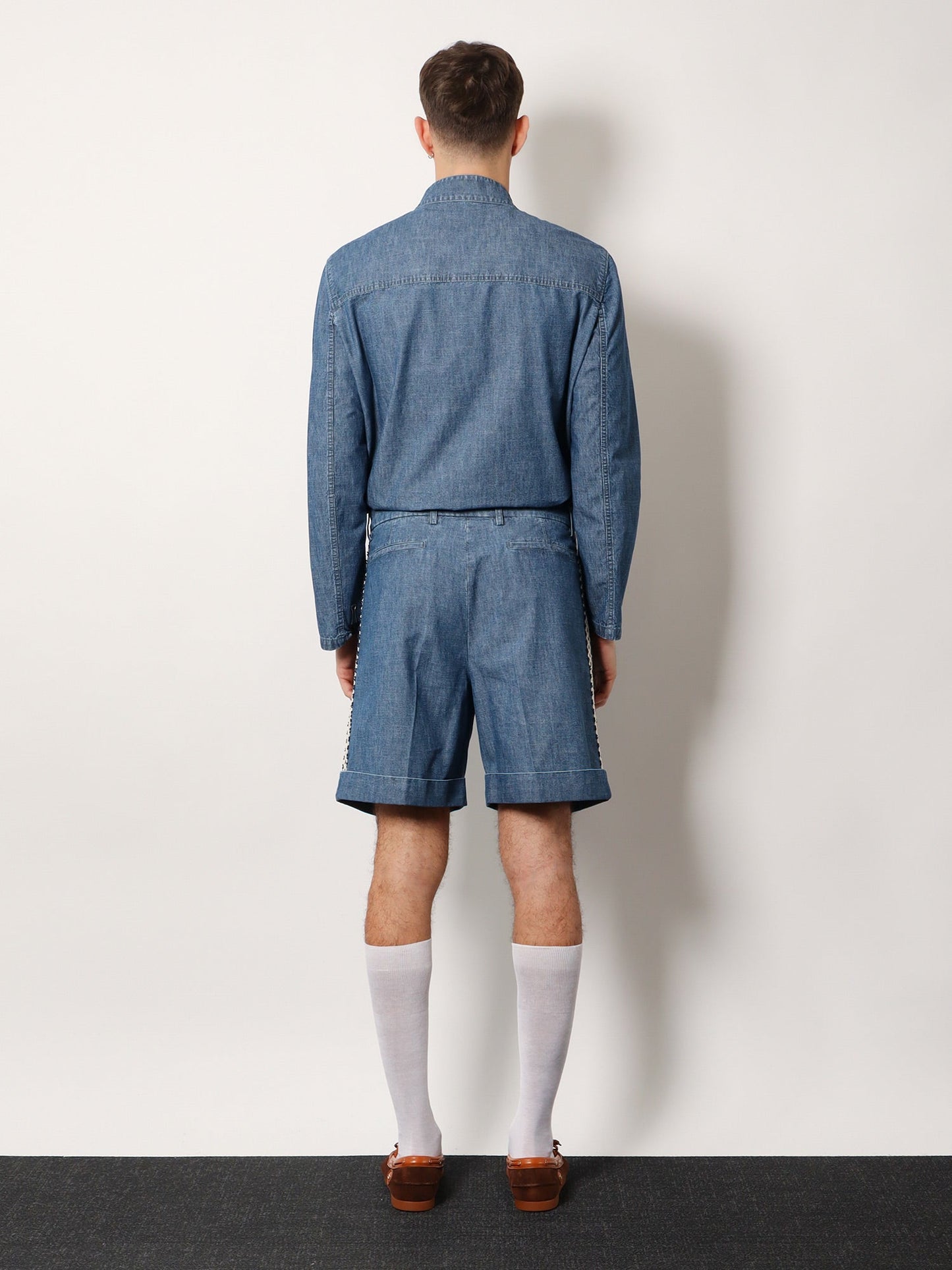 Valentino Men Valentino Denim Shorts VALENTINO
