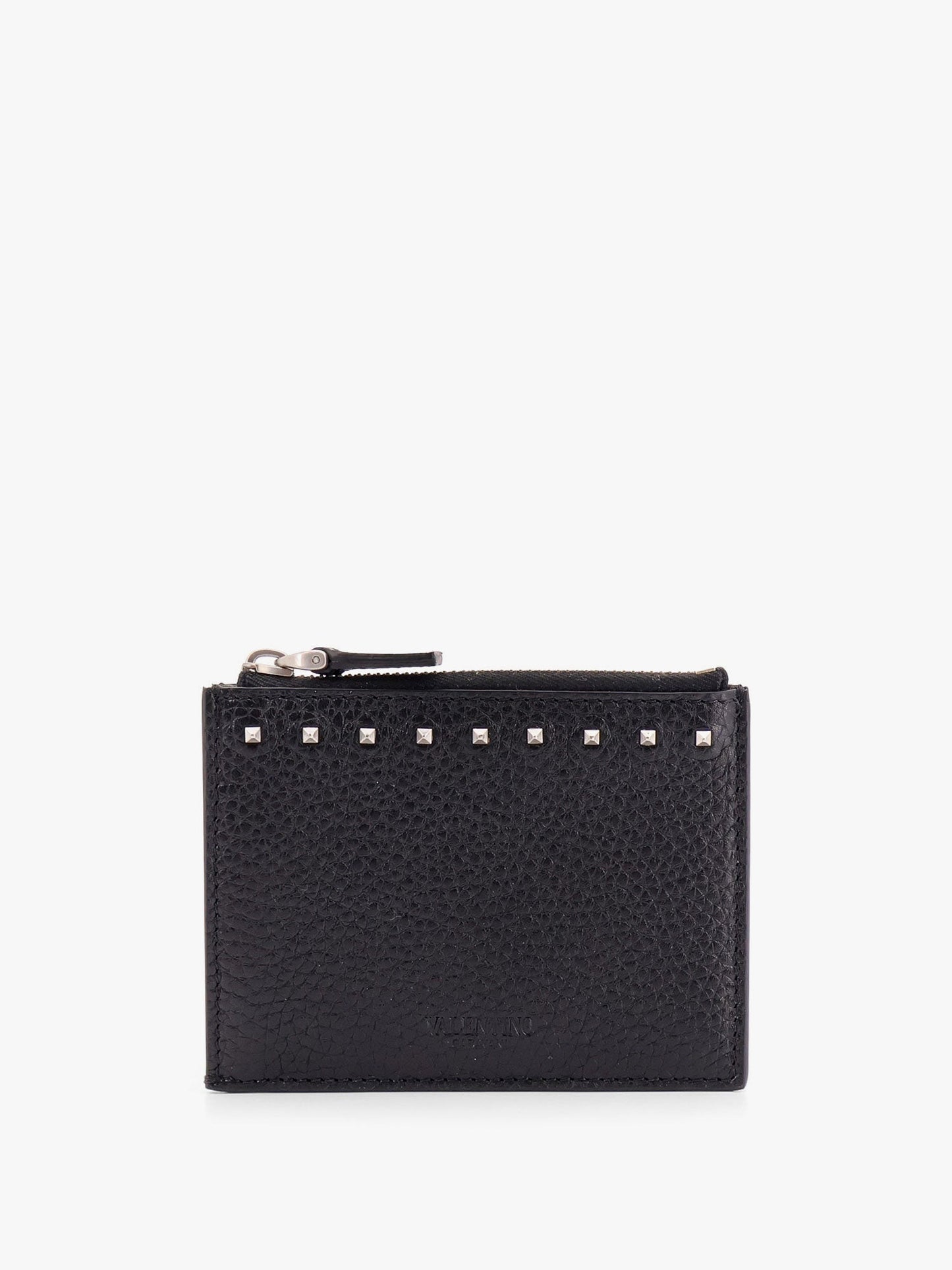 Valentino Garavani Men Valentino Garavani Rockstud Leather Card Holder VALENTINO GARAVANI