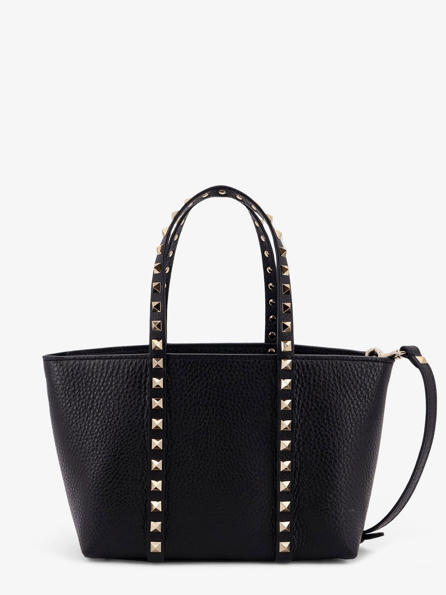Valentino Garavani Women Valentino Garavani Rockstud Leather Shopping Bag VALENTINO GARAVANI