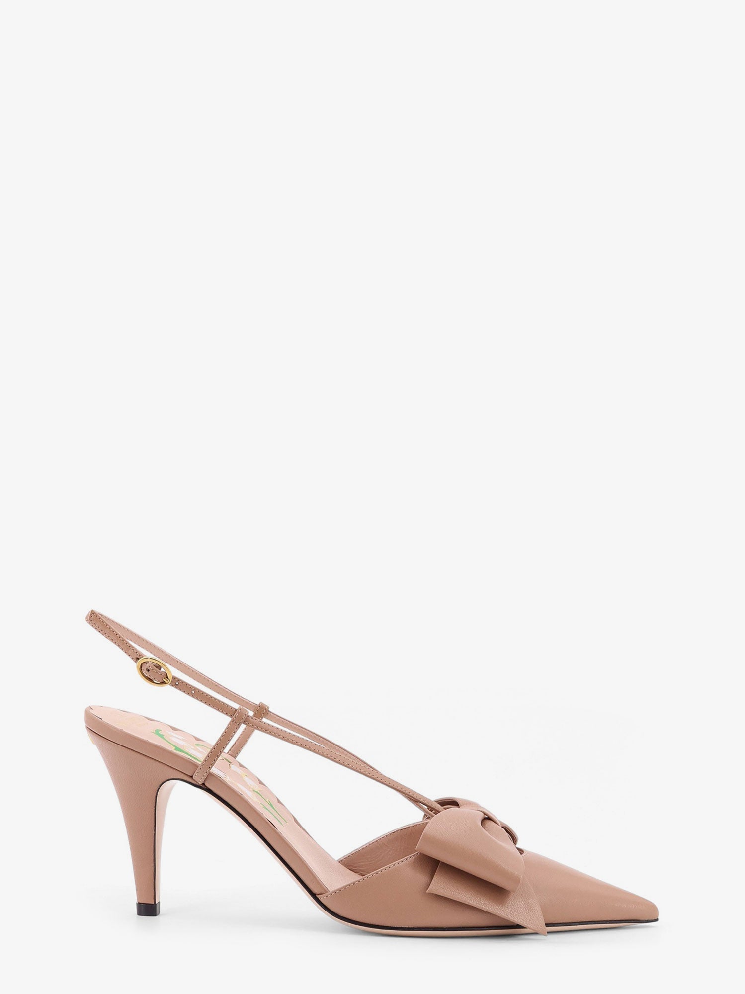 Valentino Garavani Women Bowow Leather Decollete Slingback VALENTINO GARAVANI