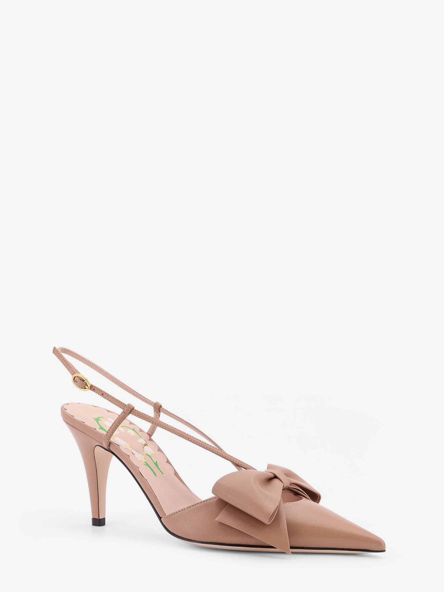 Valentino Garavani Women Bowow Leather Decollete Slingback VALENTINO GARAVANI