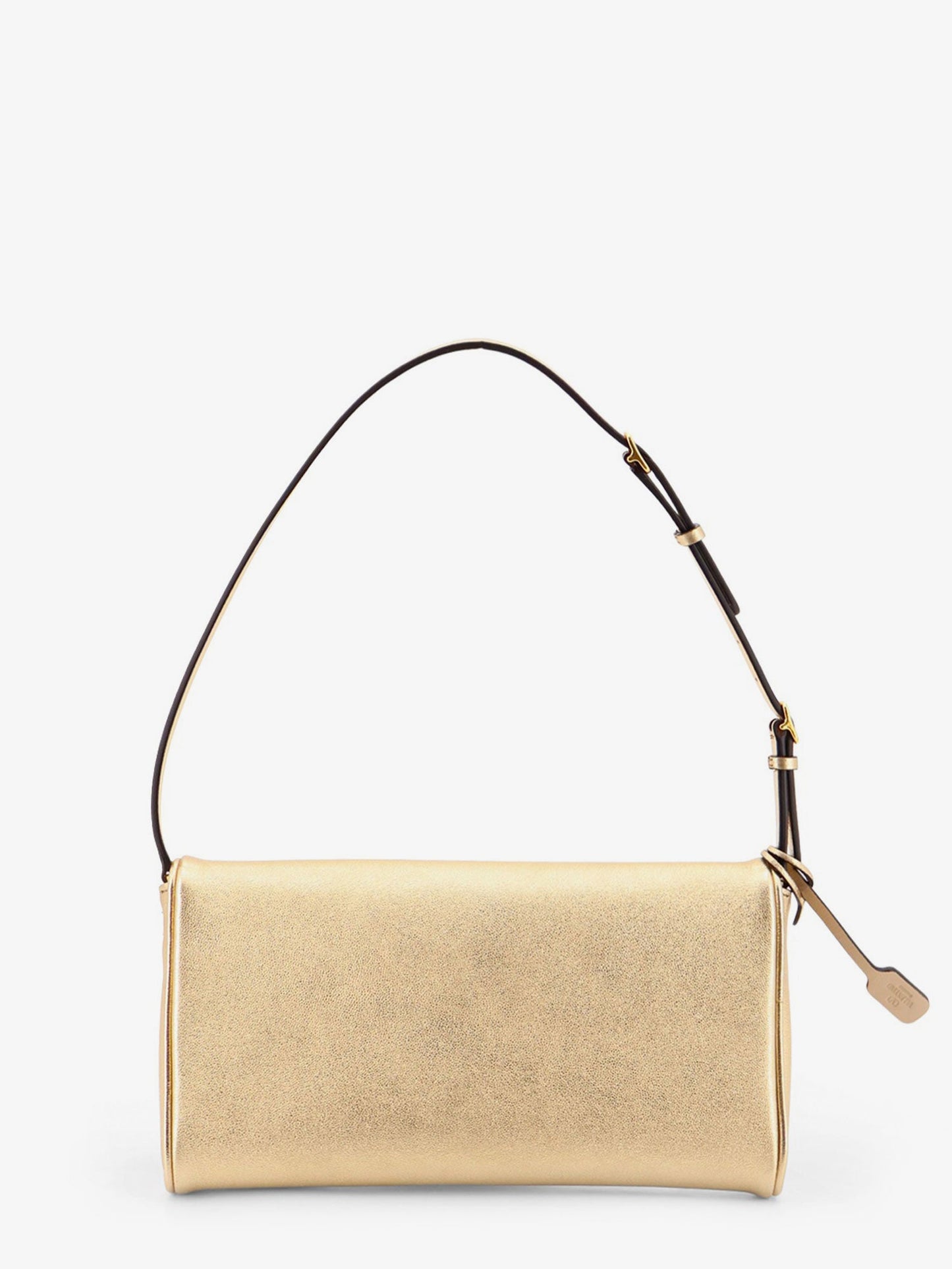 Valentino Garavani Women Devain Laminated Leather Shoulder Bag VALENTINO GARAVANI