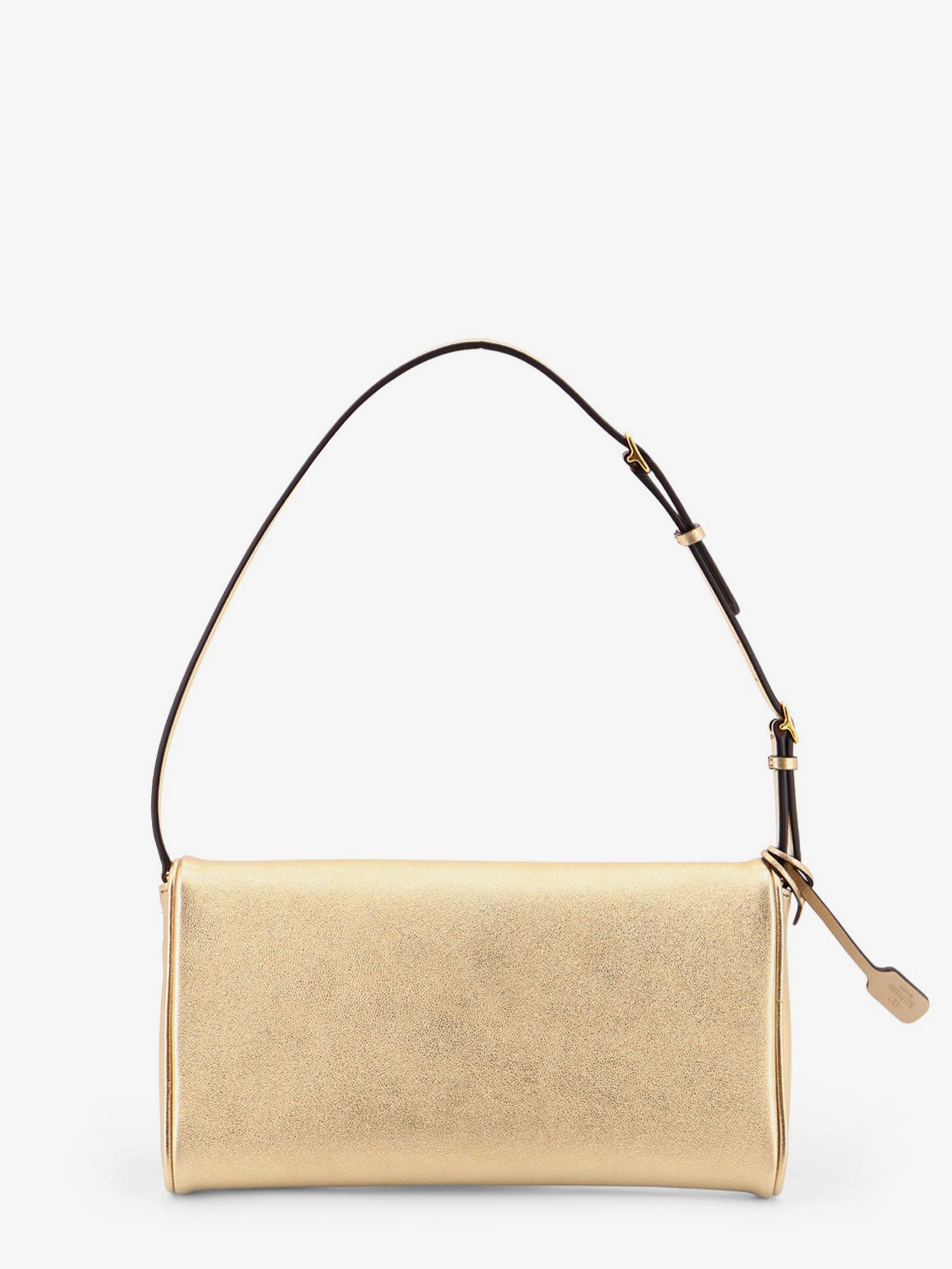 Valentino Garavani Women Devain Laminated Leather Shoulder Bag VALENTINO GARAVANI