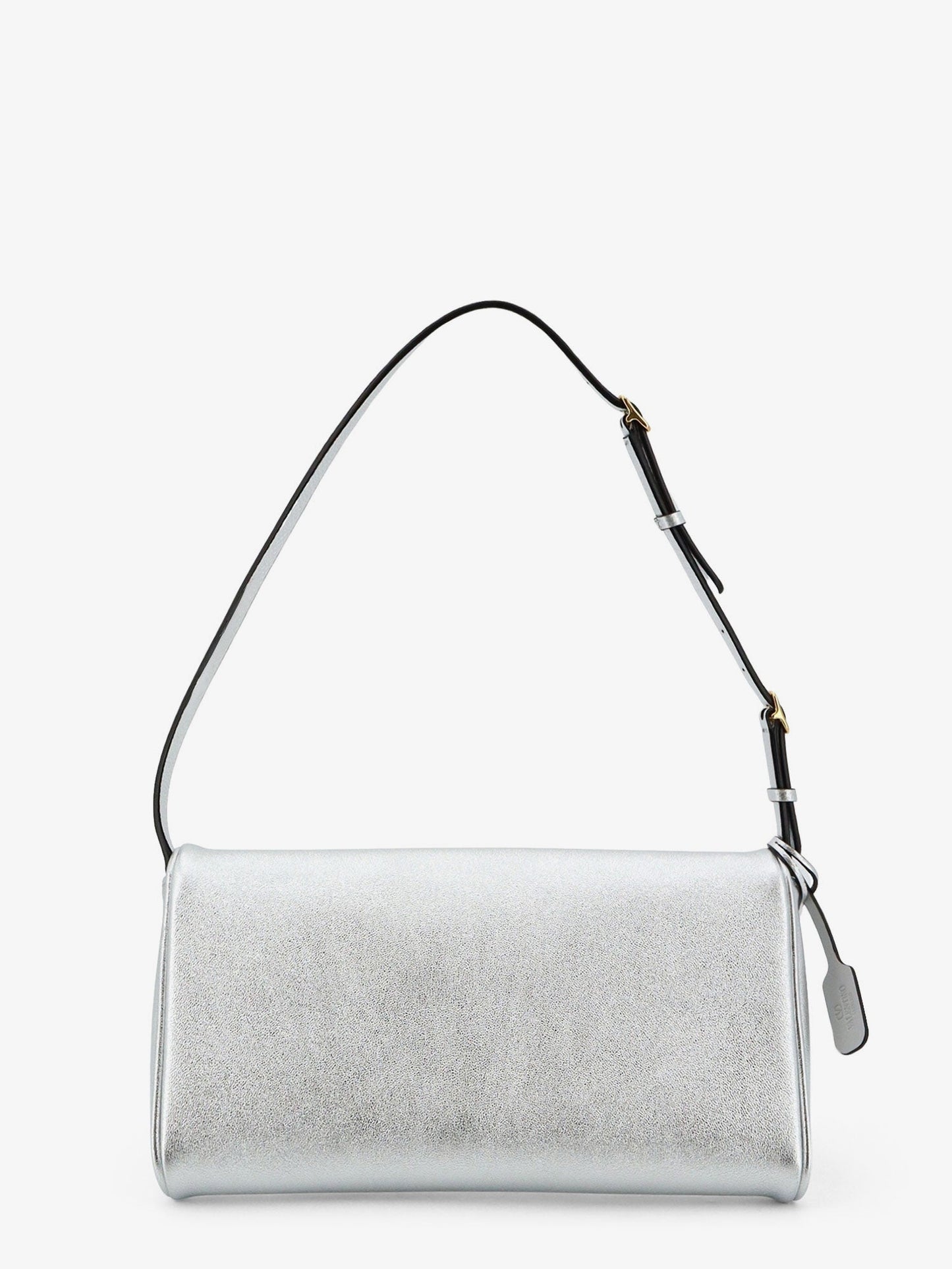 Valentino Garavani Women Devain Laminated Leather Shoulder Bag VALENTINO GARAVANI