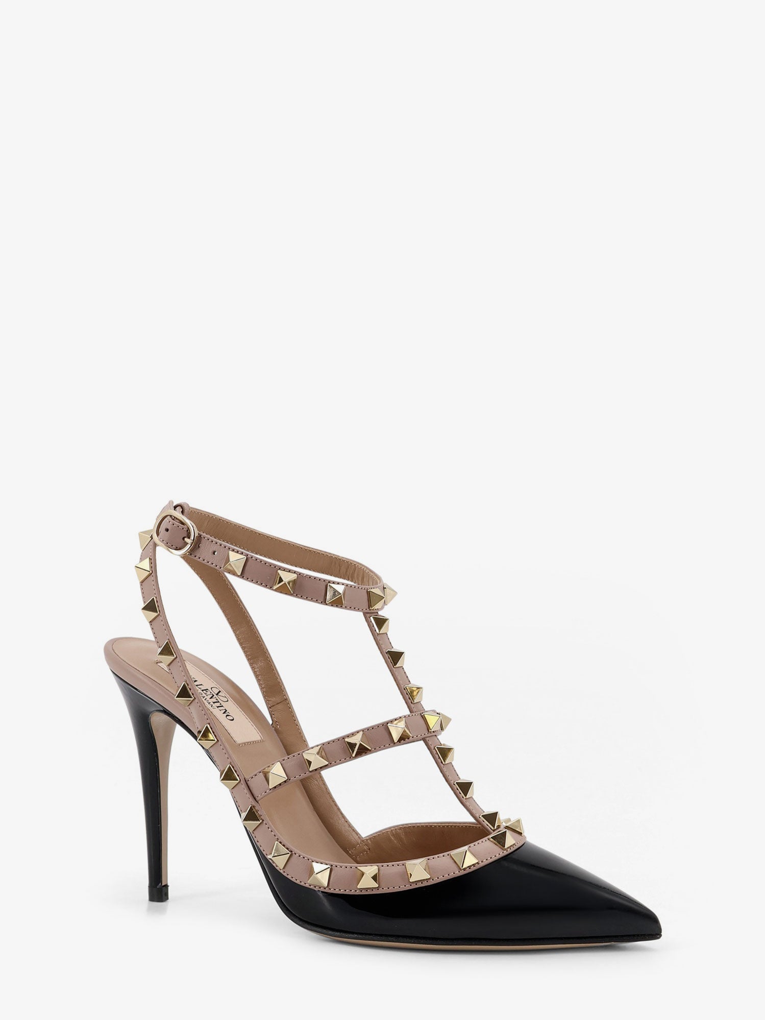 Valentino Garavani Women Rockstud Patent Leather Pumps With Iconic Studs VALENTINO GARAVANI