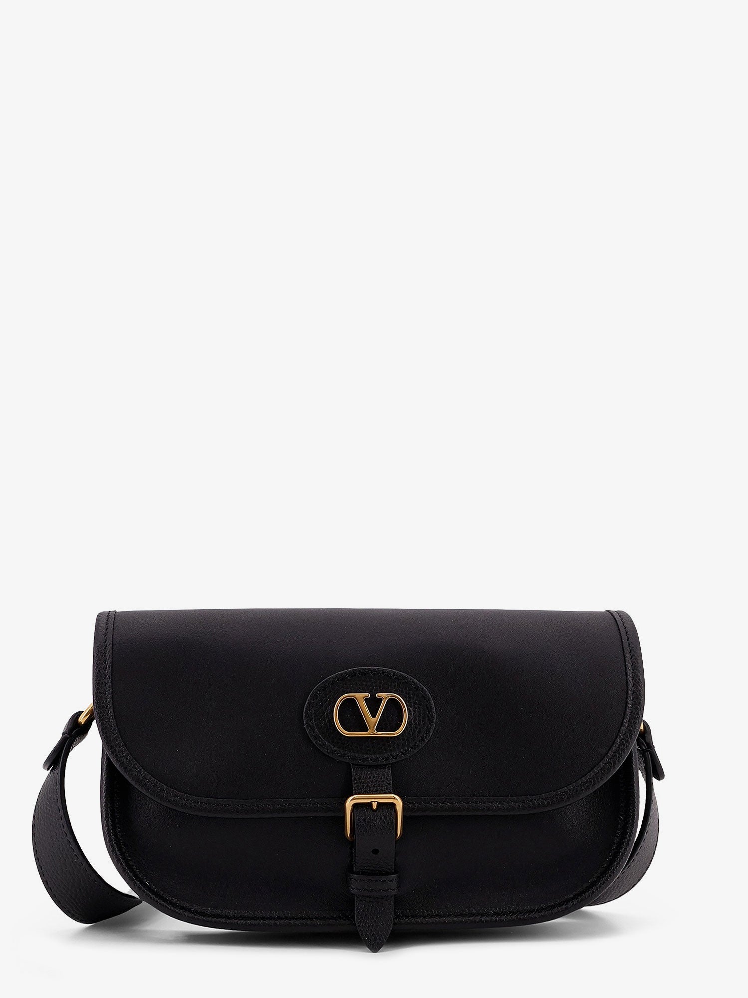 Valentino Garavani Men Valentino Garavani Leather Crossbody Bag VALENTINO GARAVANI