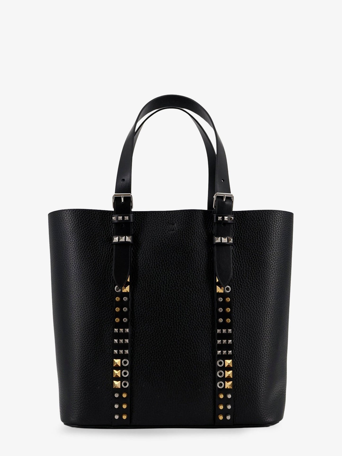 Valentino Garavani Men Leather Shoulder Bag With Iconic Studs VALENTINO GARAVANI