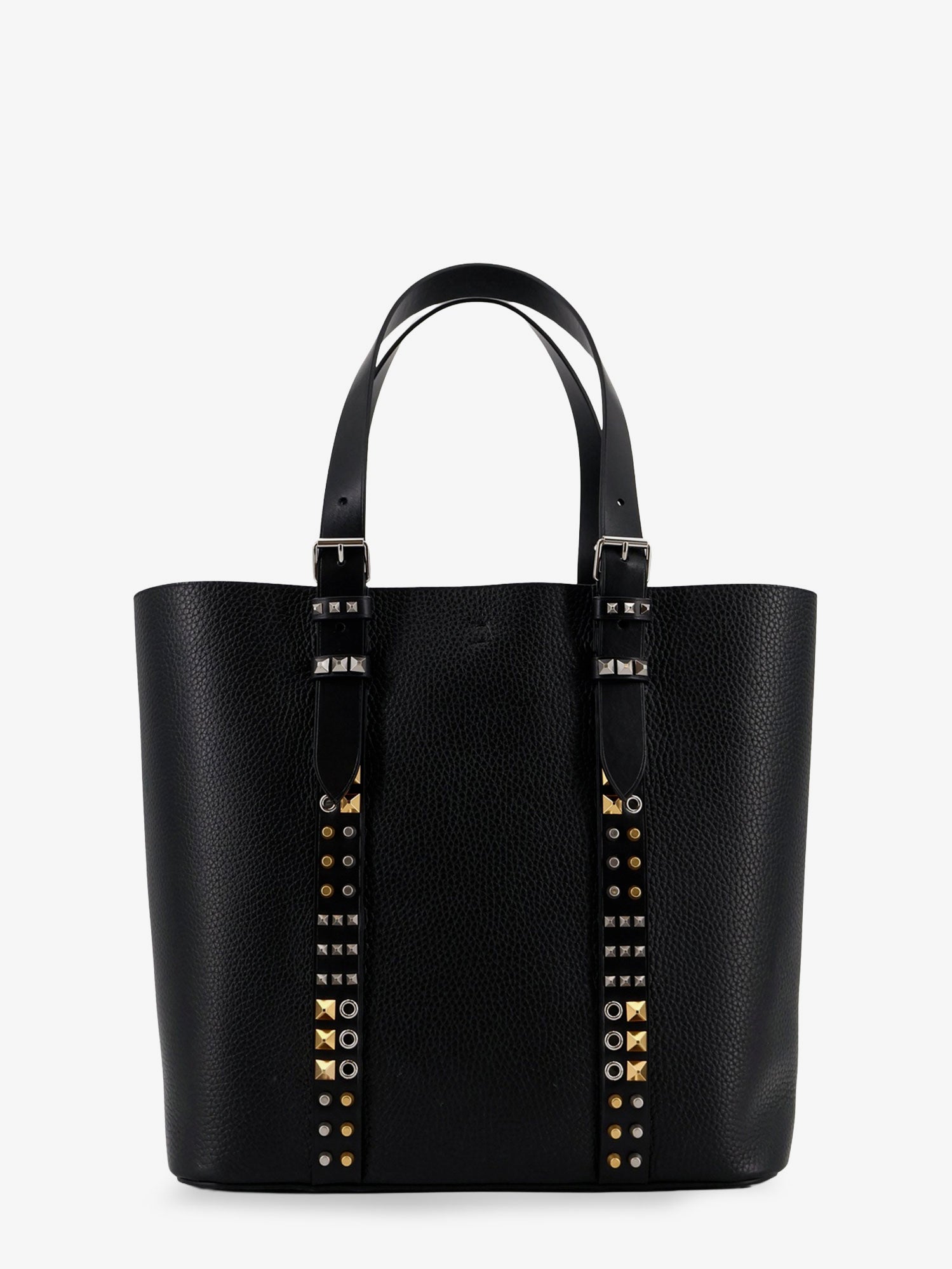 Valentino Garavani Men Leather Shoulder Bag With Iconic Studs VALENTINO GARAVANI