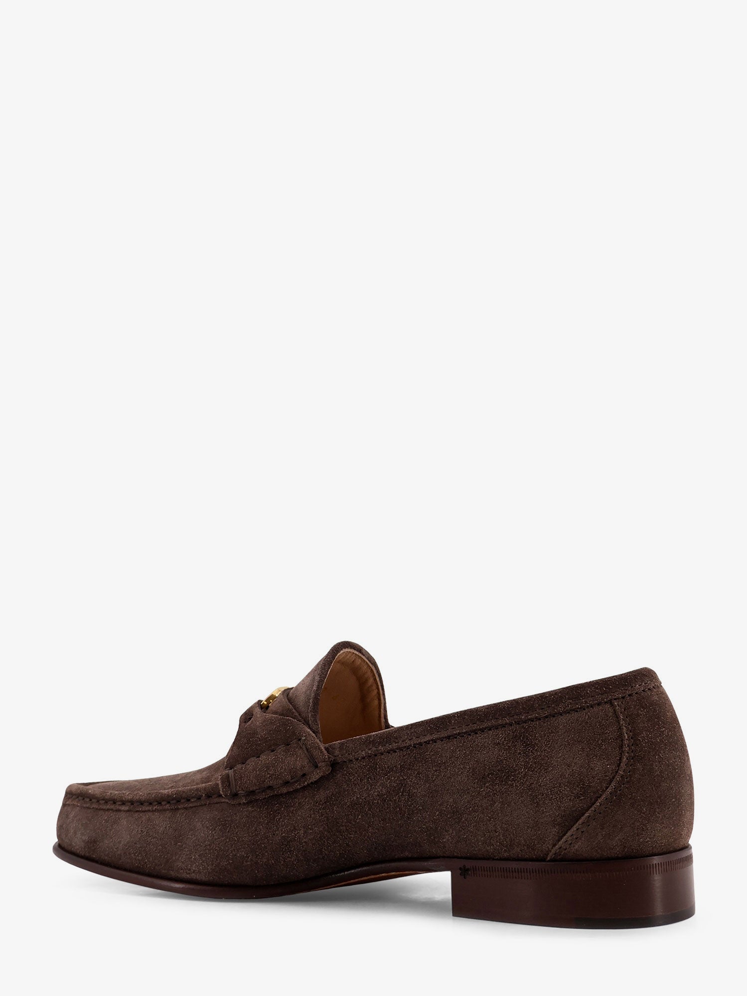 Valentino Garavani Men Suede Loafers With Metal Vlogo Signature VALENTINO GARAVANI