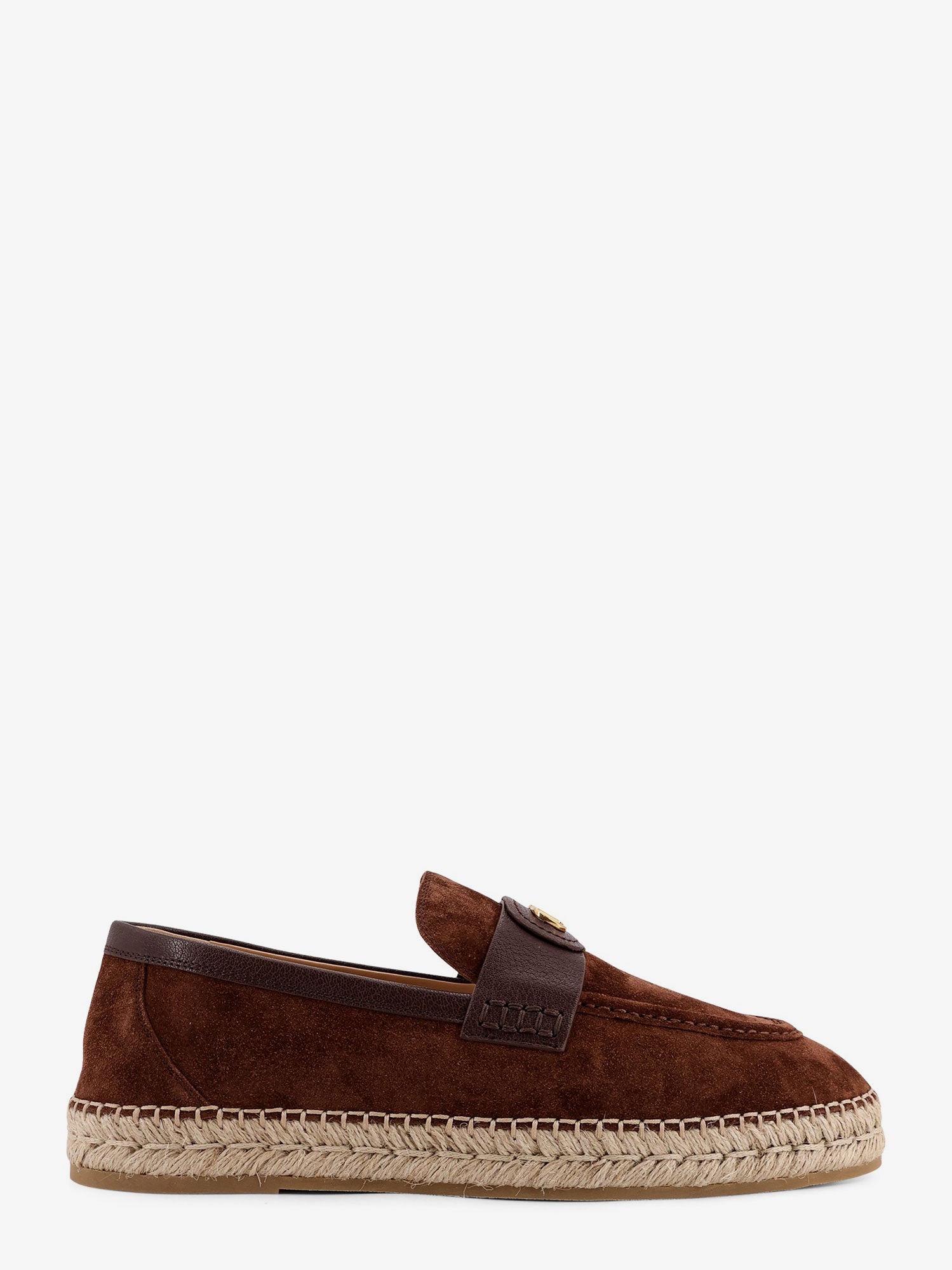 Valentino Garavani Men Suede Espadrilles With Vlogo Signature VALENTINO GARAVANI