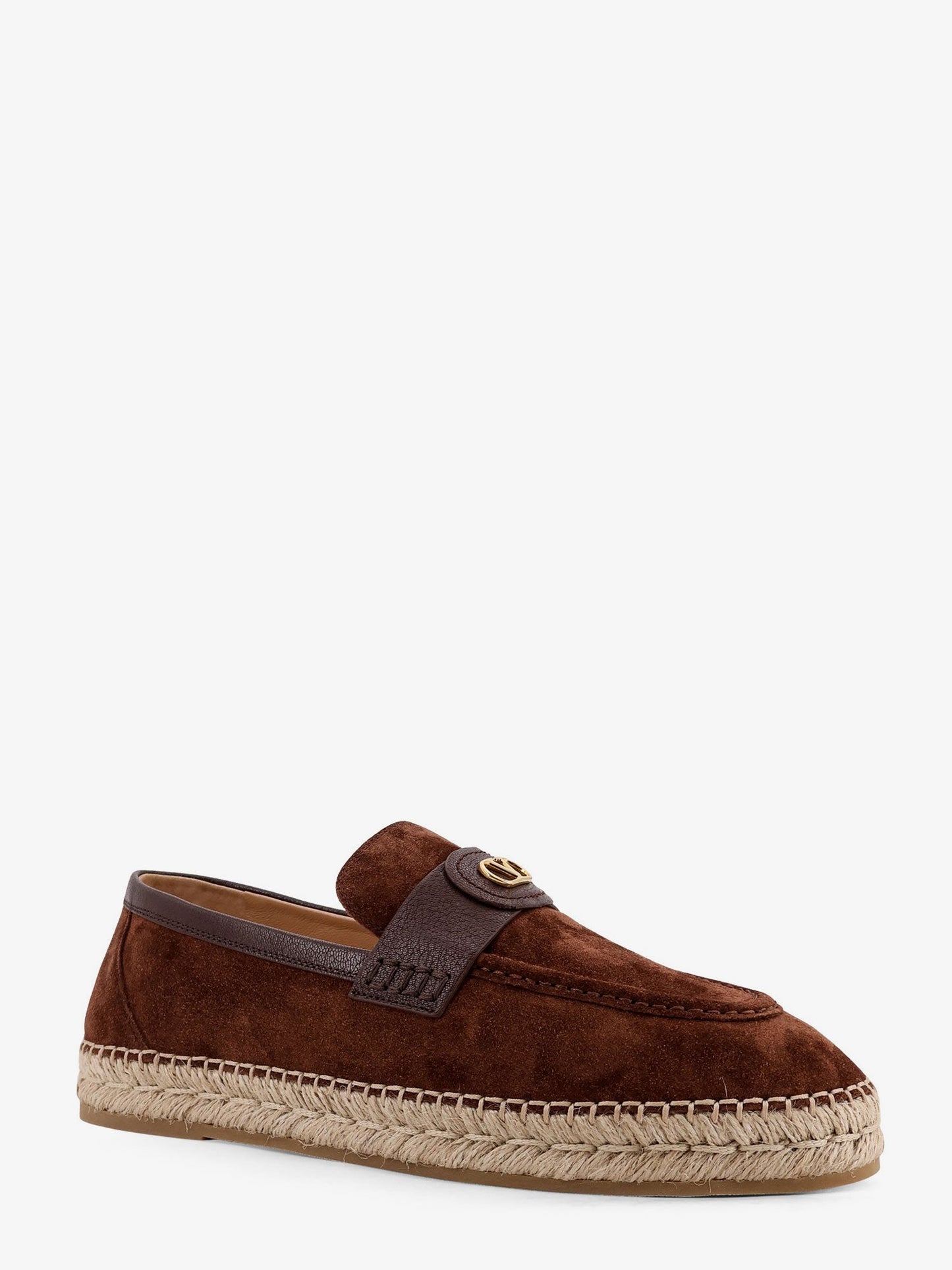 Valentino Garavani Men Suede Espadrilles With Vlogo Signature VALENTINO GARAVANI