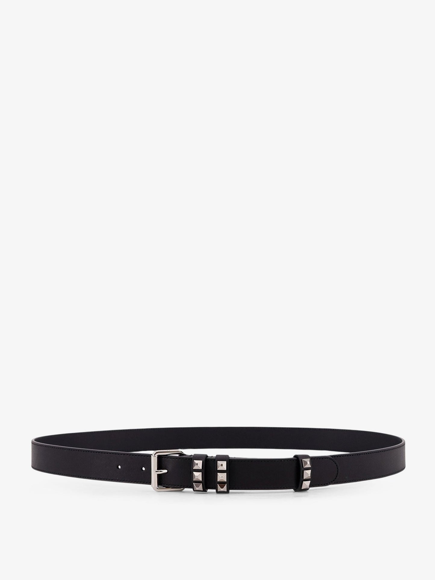Valentino Garavani Men Flaneuse Leather Belt With Iconic Studs VALENTINO GARAVANI