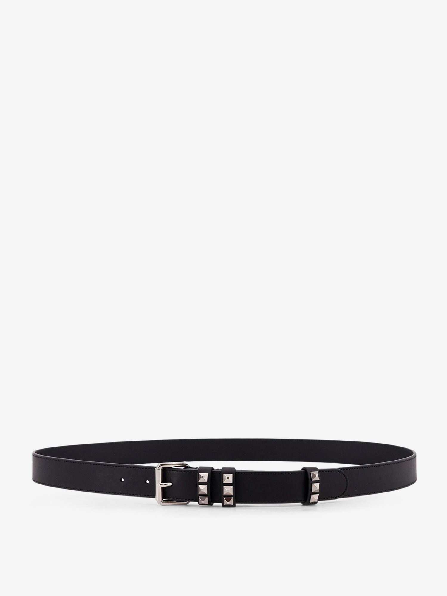 Valentino Garavani Men Flaneuse Leather Belt With Iconic Studs VALENTINO GARAVANI
