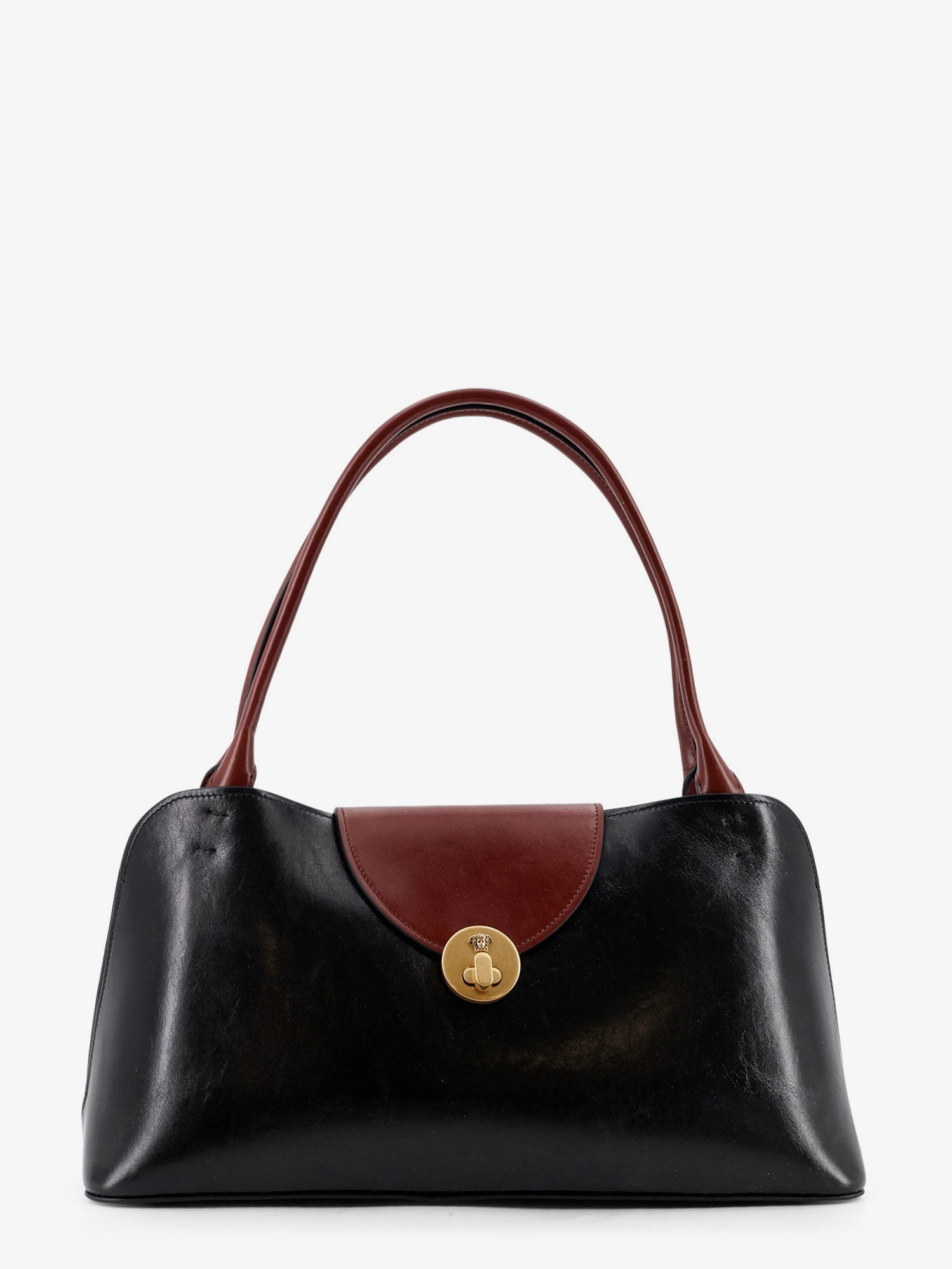 Versace Women Vivian Leather Shoulder Bag VERSACE