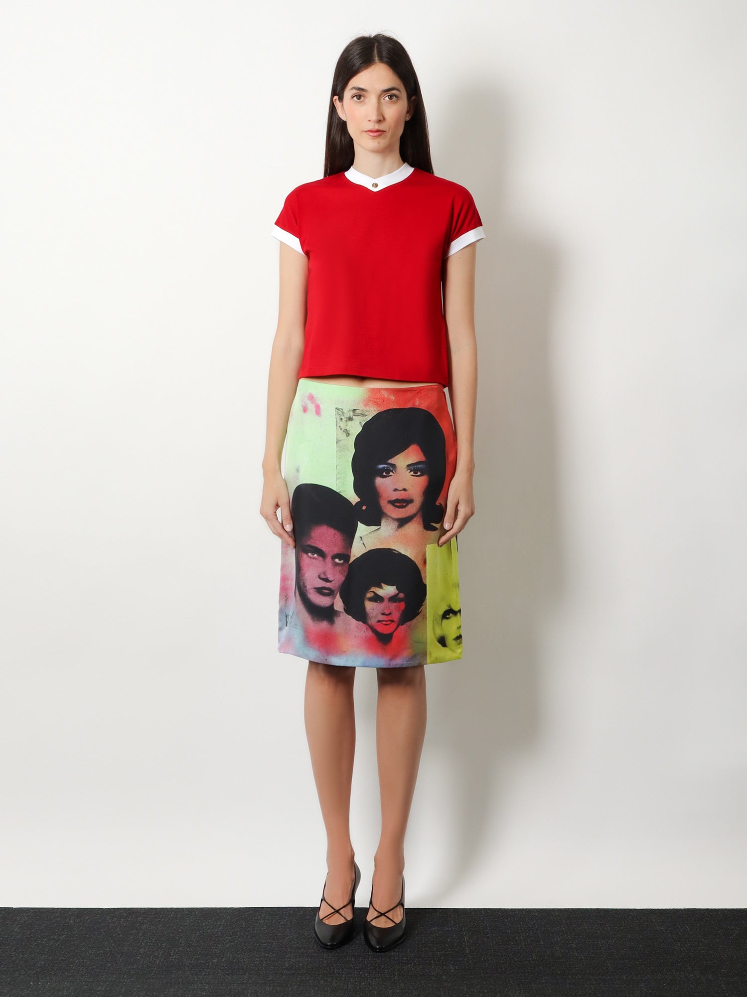 Versace Women Vintage Cotton T-Shirt VERSACE