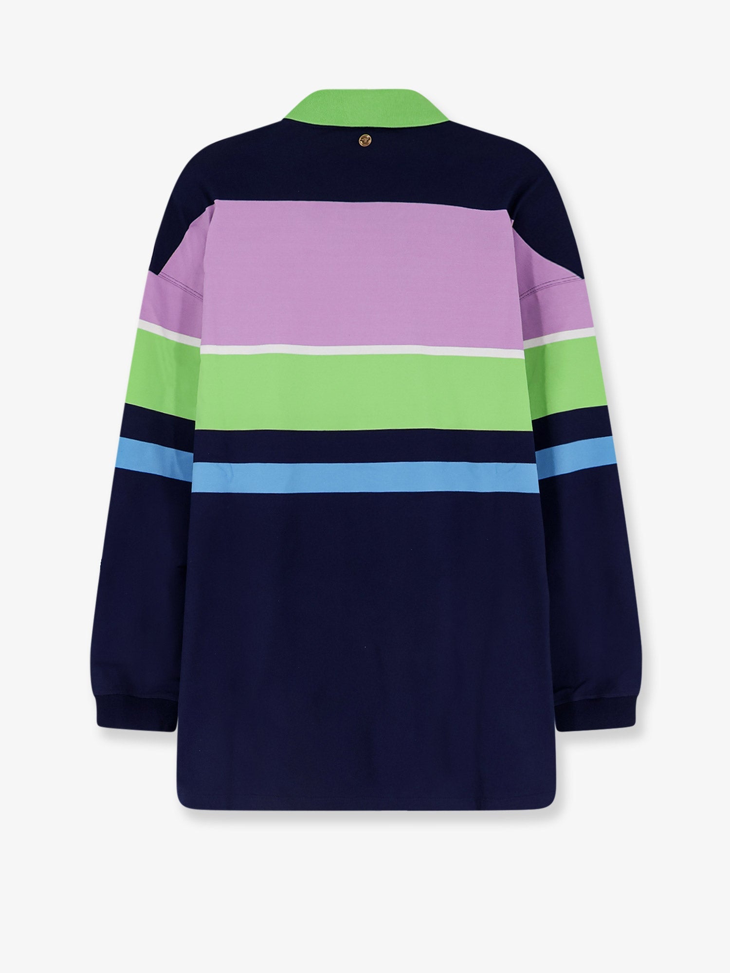 Versace Women Multicolor Stripes Cotton Sweatshirt VERSACE