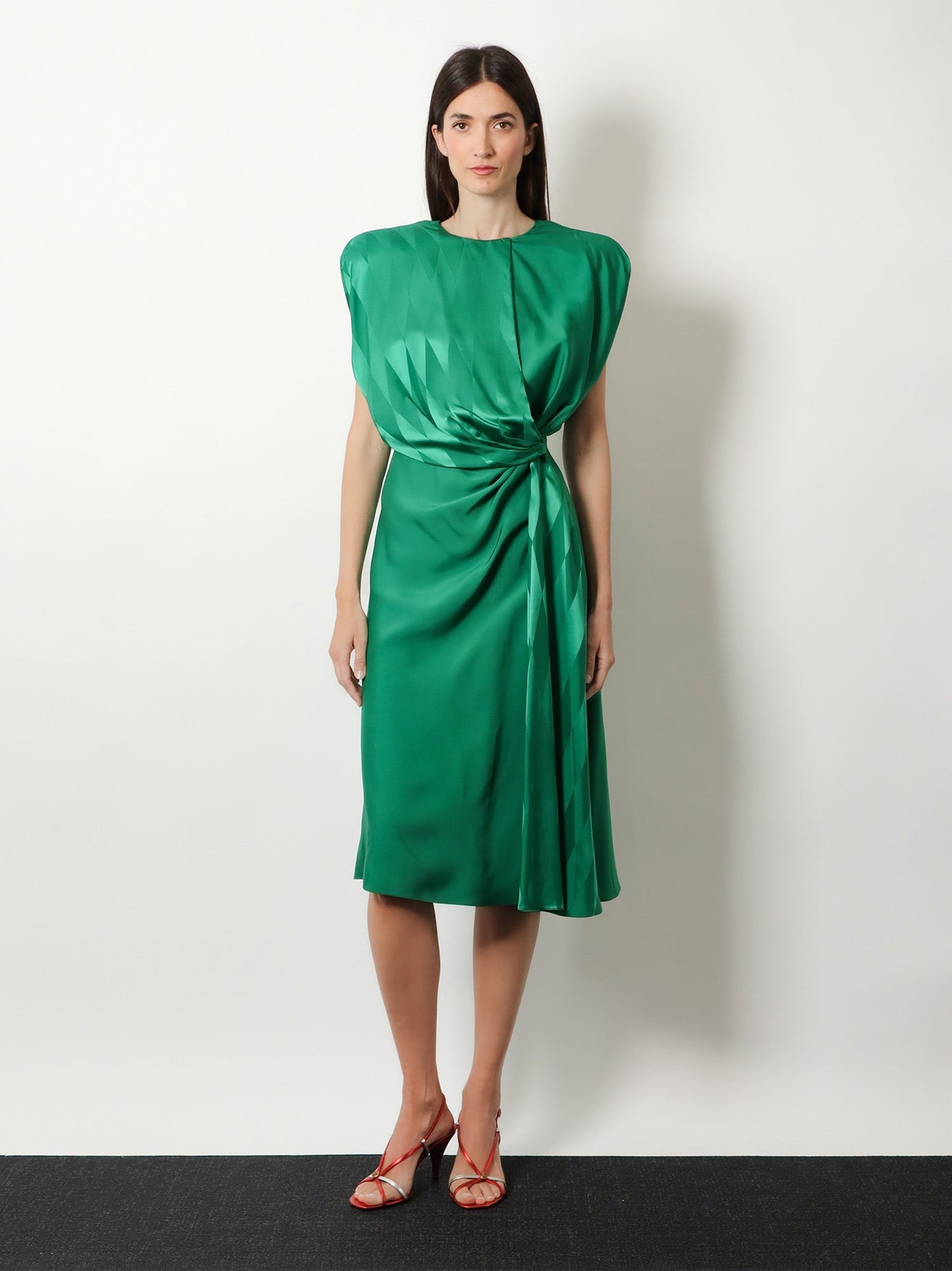 Versace Women Cocktail Viscose And Silk Dress VERSACE