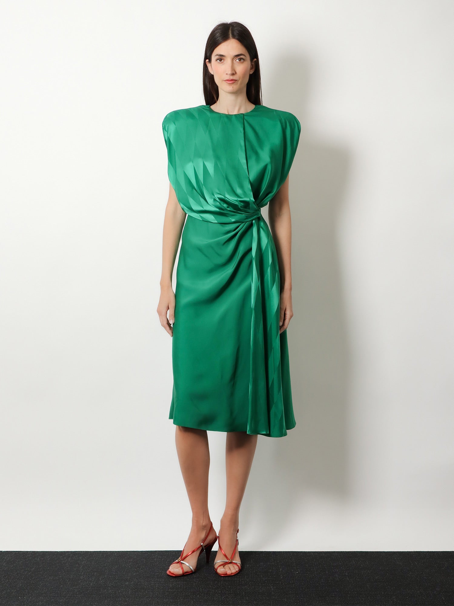 Versace Women Cocktail Viscose And Silk Dress VERSACE