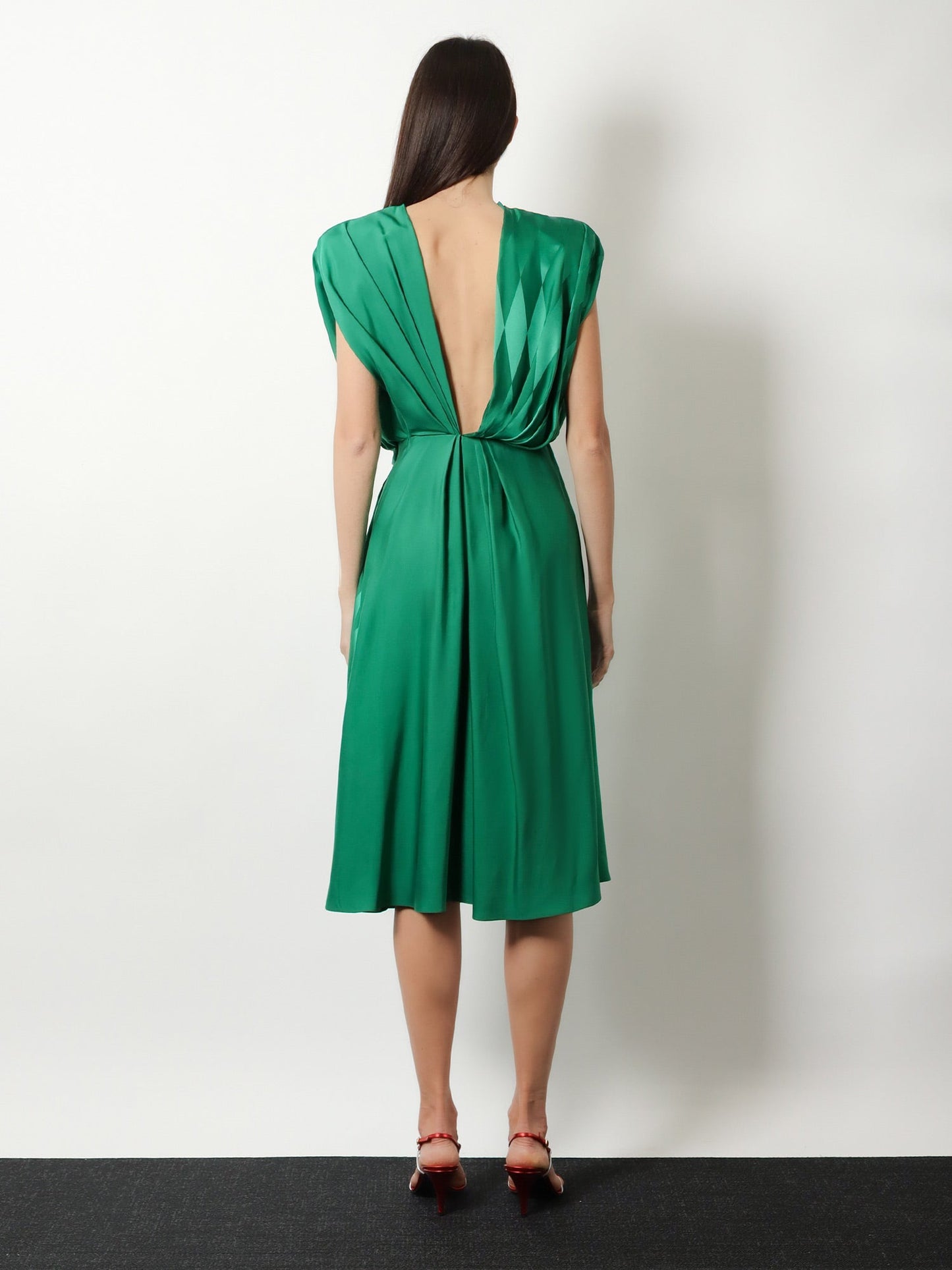 Versace Women Cocktail Viscose And Silk Dress VERSACE