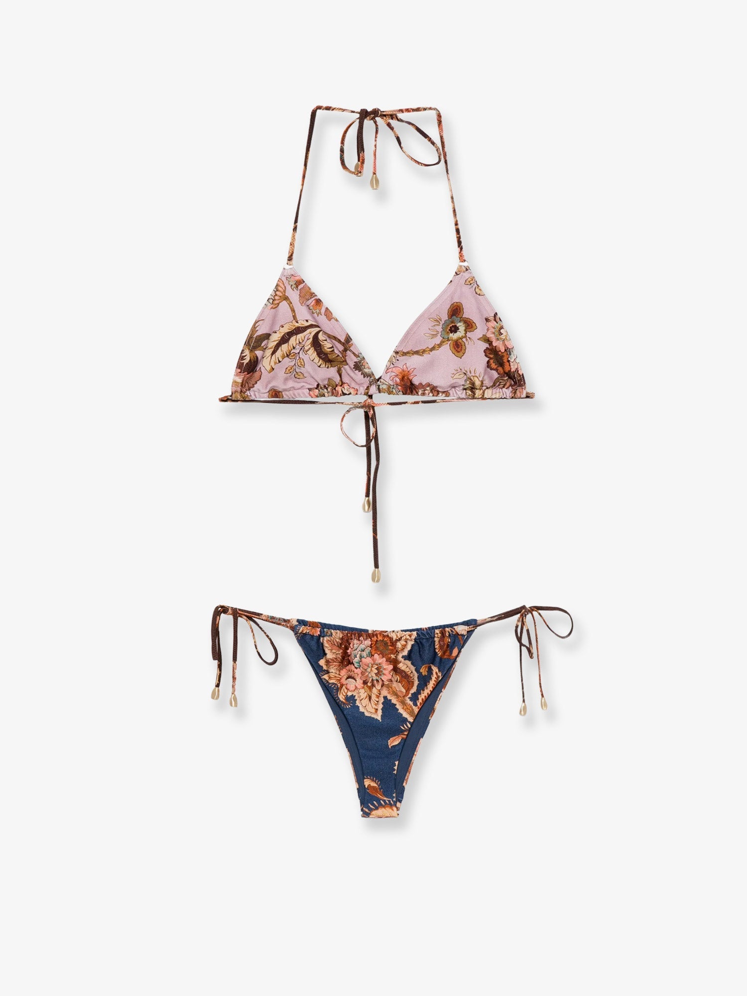 Zimmermann Women Aster Nylon Bikini With Paisley Print ZIMMERMANN