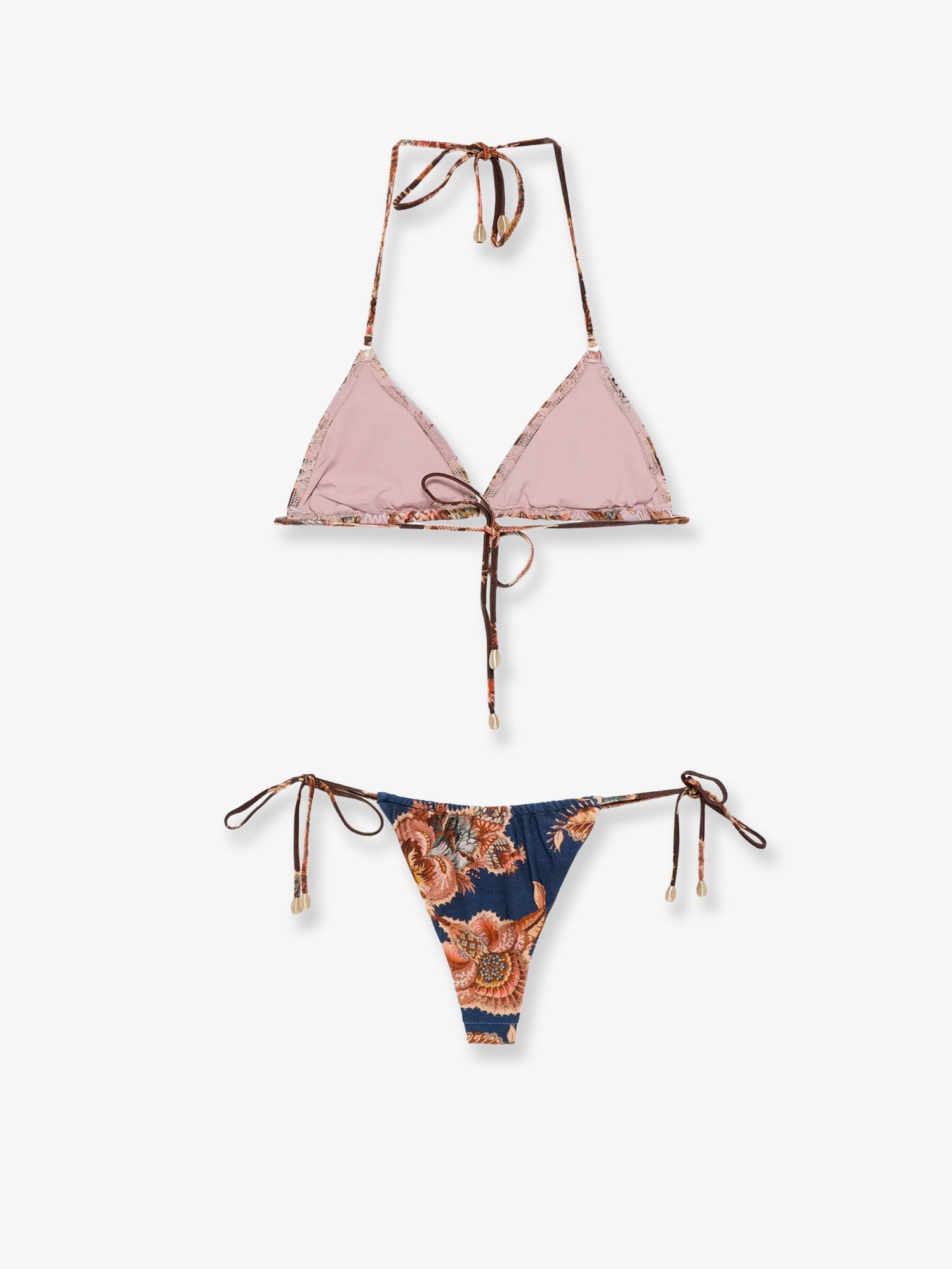 Zimmermann Women Aster Nylon Bikini With Paisley Print ZIMMERMANN