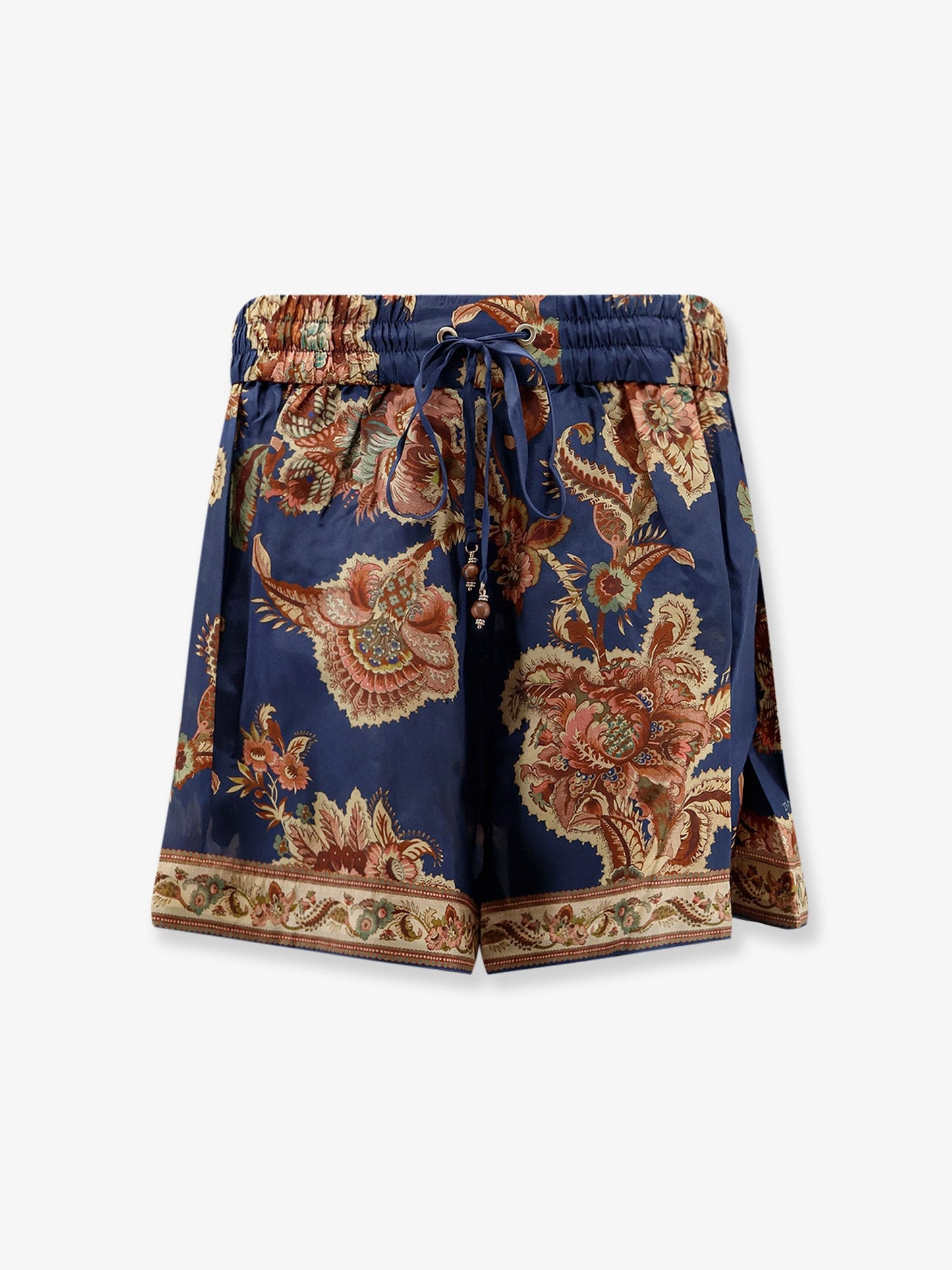 Zimmermann Women Aster Relaxed Silk Bermuda Shorts ZIMMERMANN