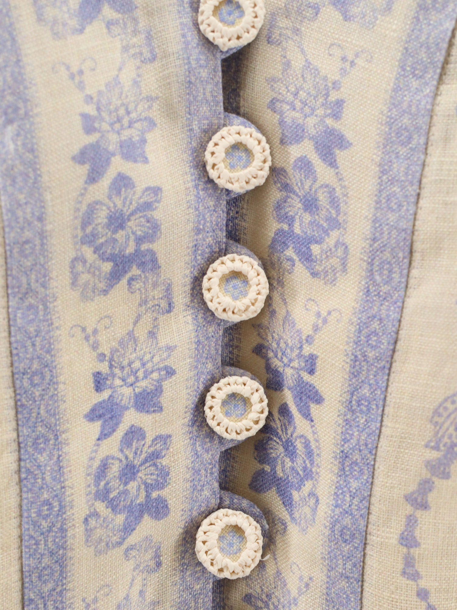 Zimmermann Women Indra Printed Linen Dress ZIMMERMANN