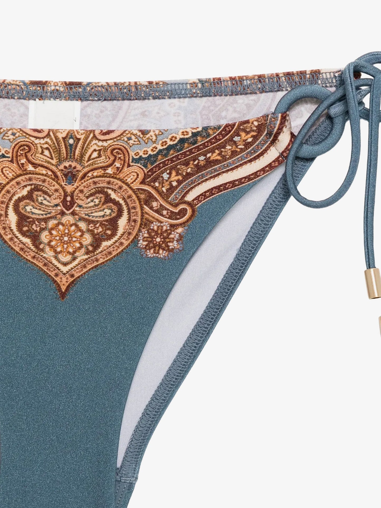 Zimmermann Women Mahon Nylon Bikini With Paisley Print ZIMMERMANN