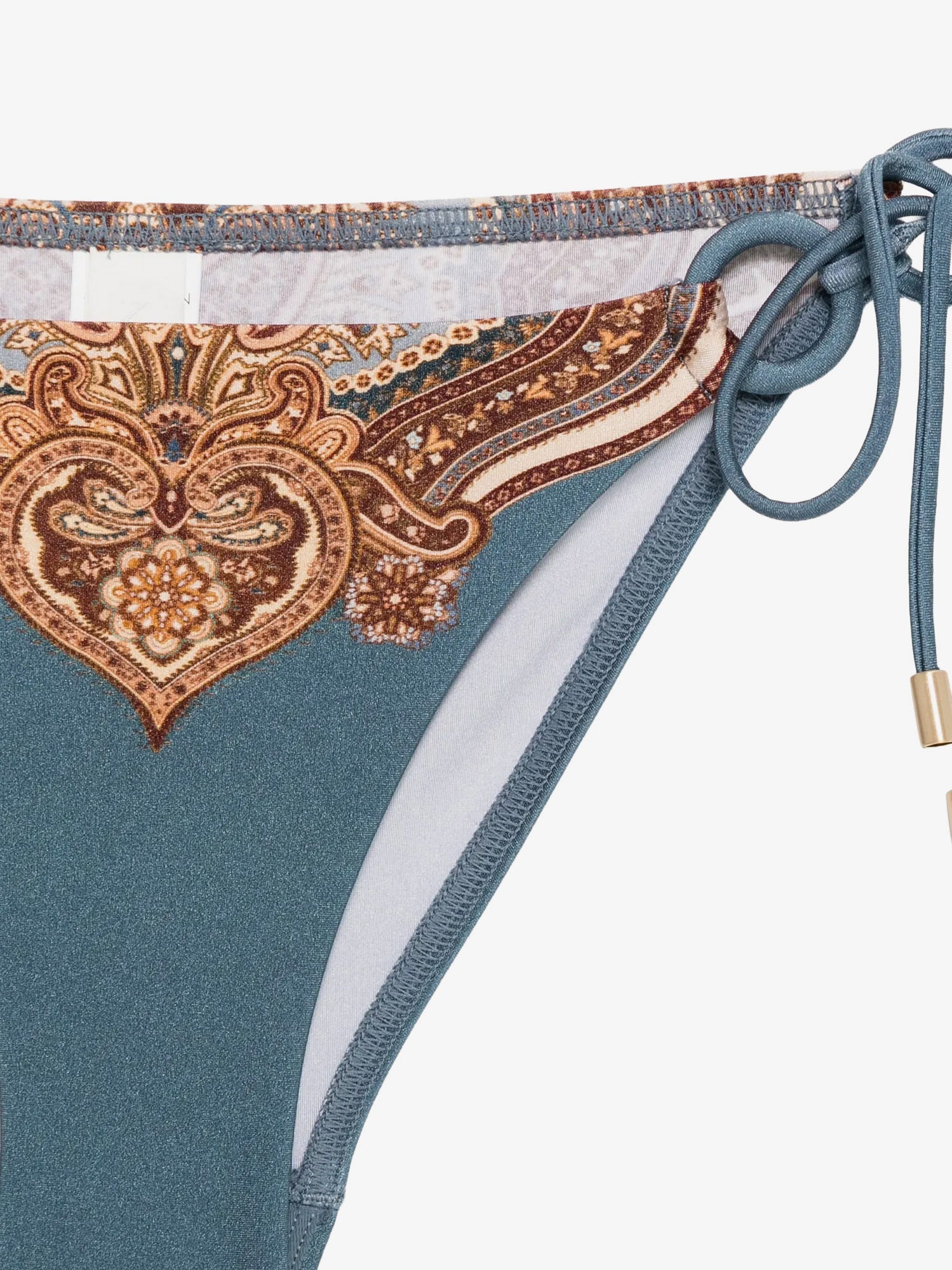 Zimmermann Women Mahon Nylon Bikini With Paisley Print ZIMMERMANN