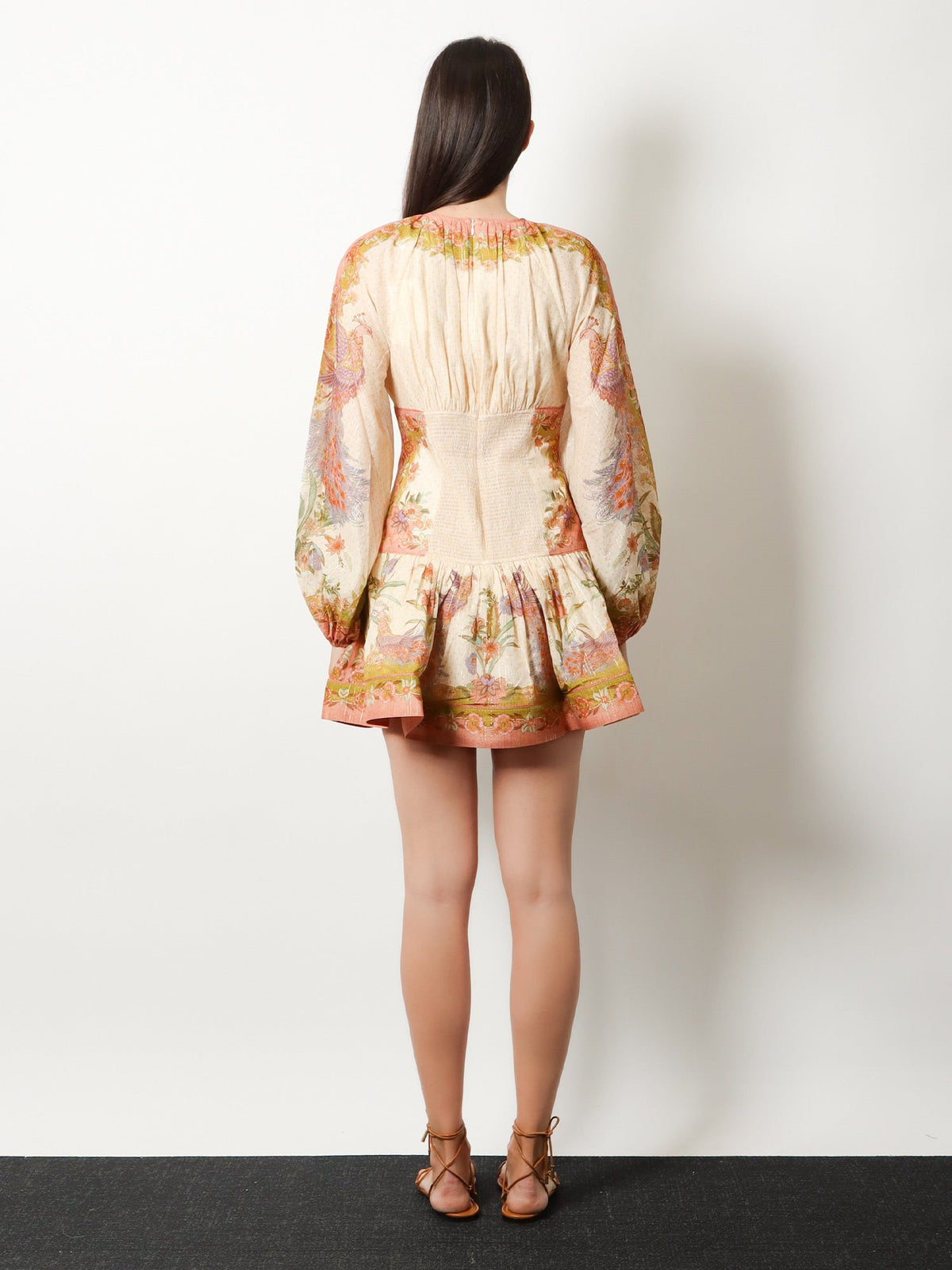 Zimmermann Women Zimmermann Women Indra Cotton And Silk Mini Dress ZIMMERMANN