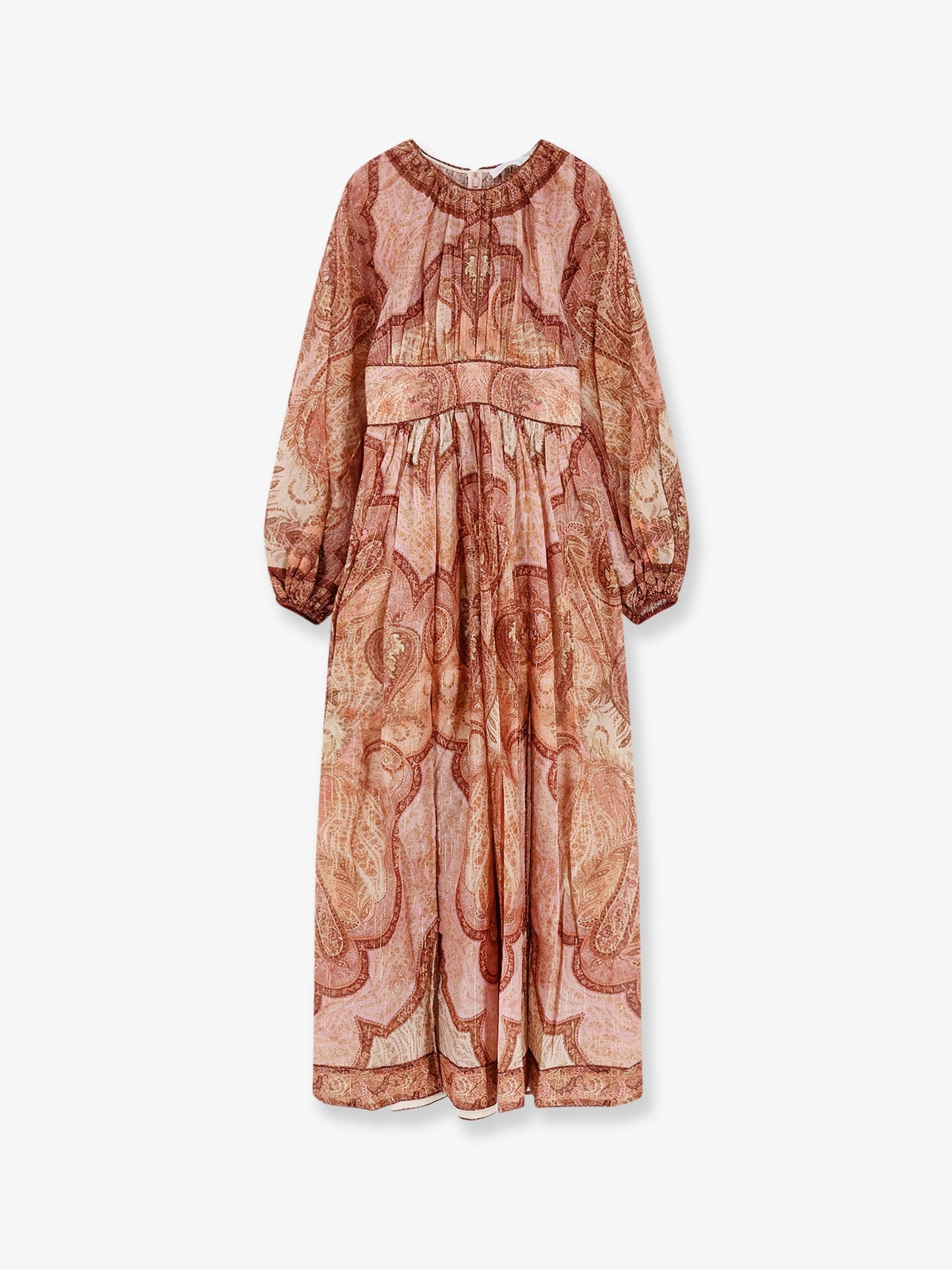 Zimmermann Women Cotton And Silk Blend Wanderlust Long Dress ZIMMERMANN