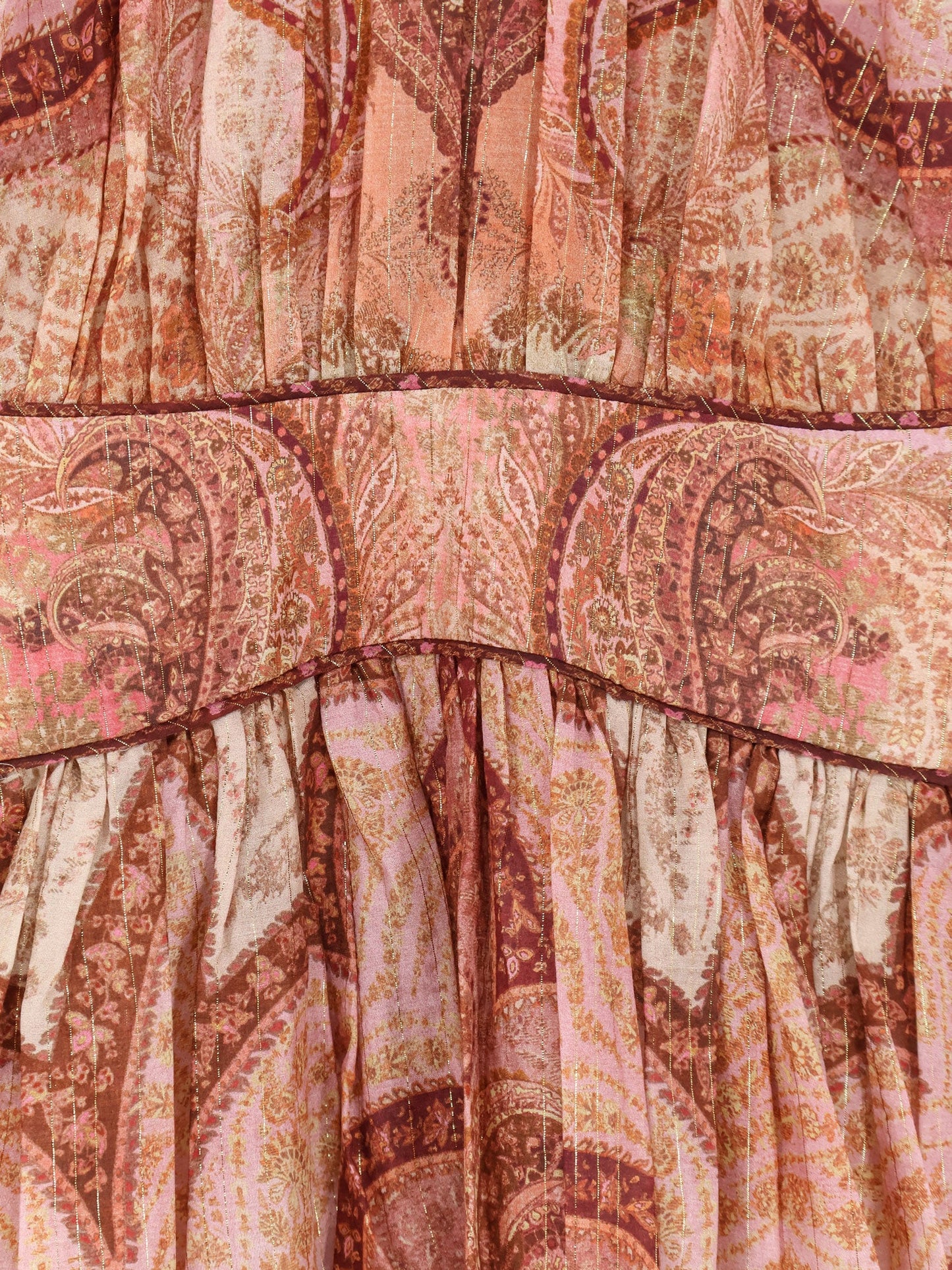 Zimmermann Women Cotton And Silk Blend Wanderlust Long Dress ZIMMERMANN