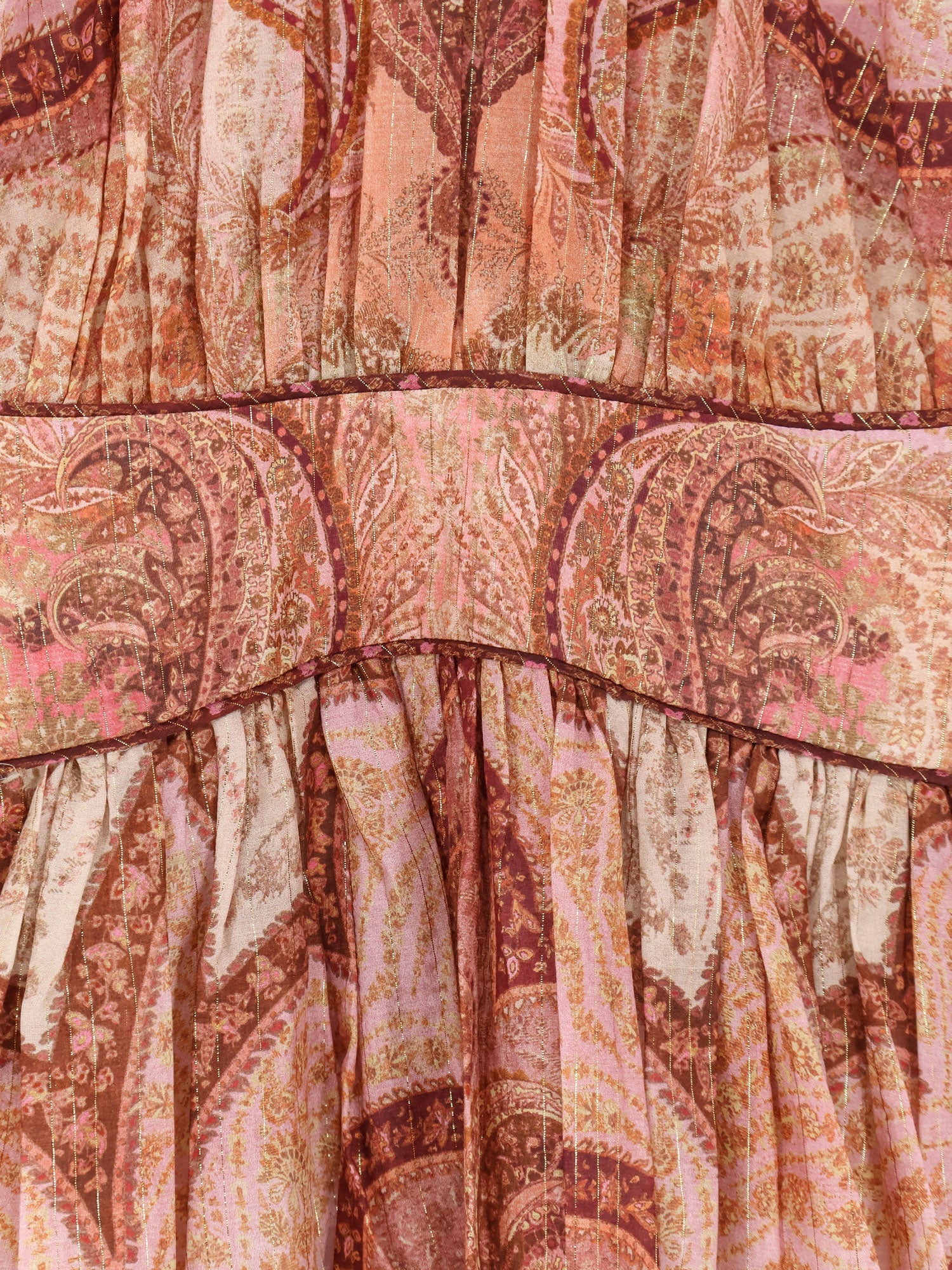 Zimmermann Women Cotton And Silk Blend Wanderlust Long Dress ZIMMERMANN