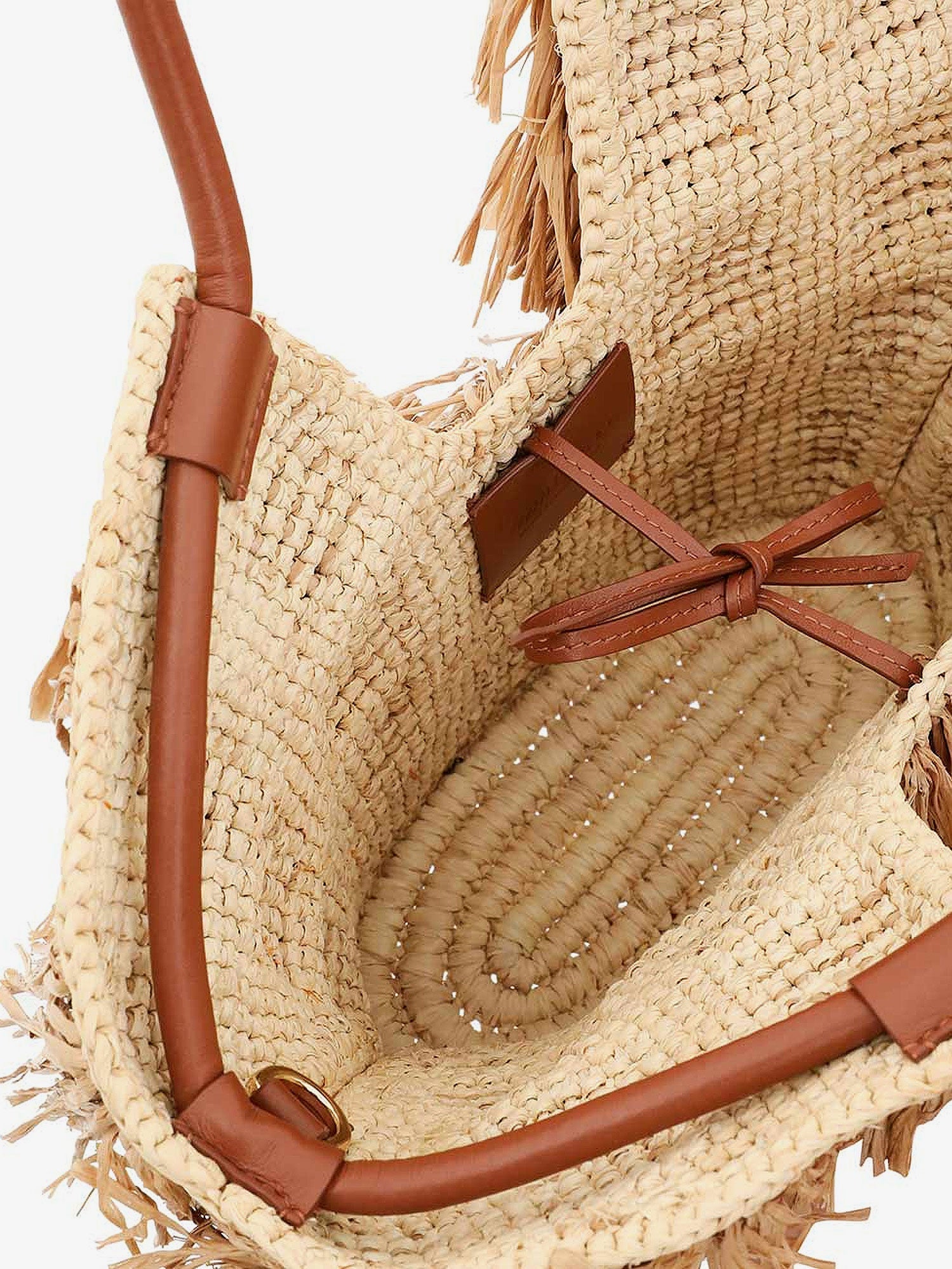 Zimmermann Women Golden Time Crossbody Bag With Fringe ZIMMERMANN